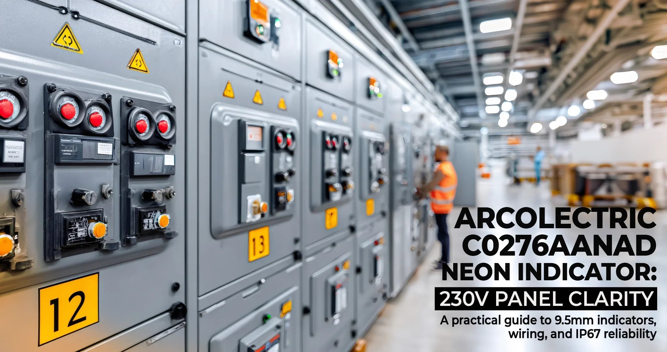 Arcolectric C0276AANAD Neon Indicator: Complete Guide to the 9.5mm 230V Panel Light - Industrial Electrical Warehouse