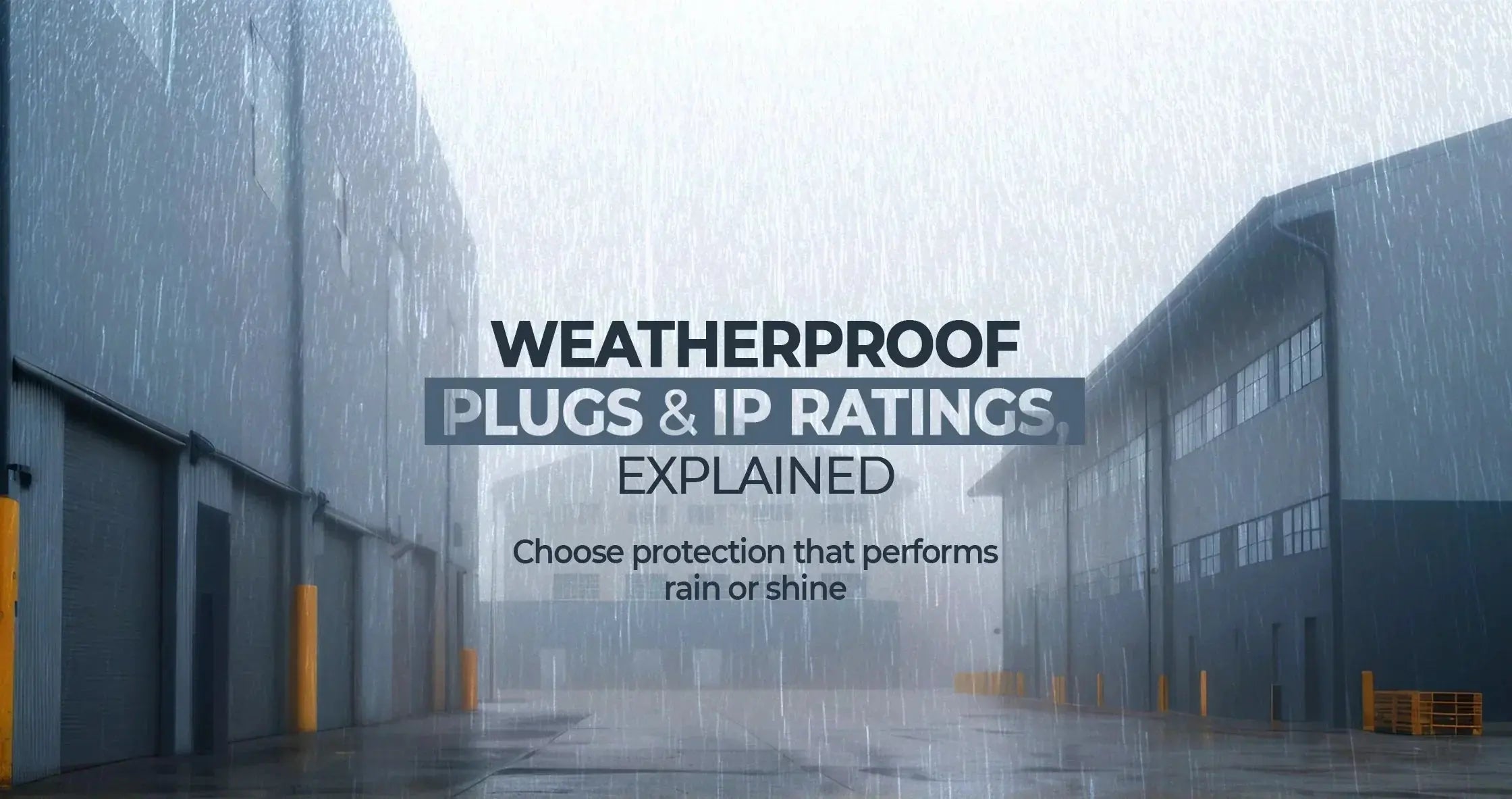 Understanding Weatherproof Plugs: Matching IP Ratings to Outdoor and Wet Environments - Industrial Electrical Warehouse