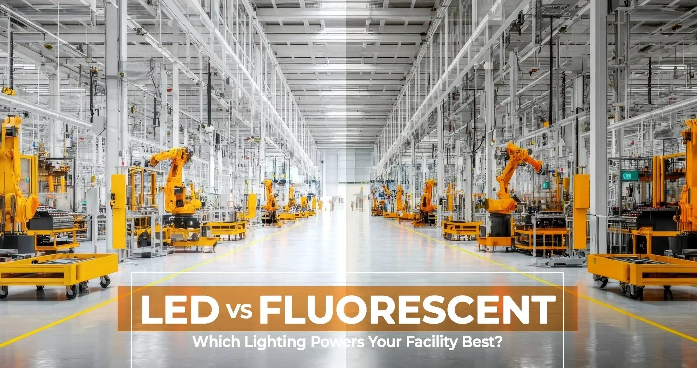 LED vs Fluorescent: Choosing the Right Lighting for Factories and Warehouses - Industrial Electrical Warehouse
