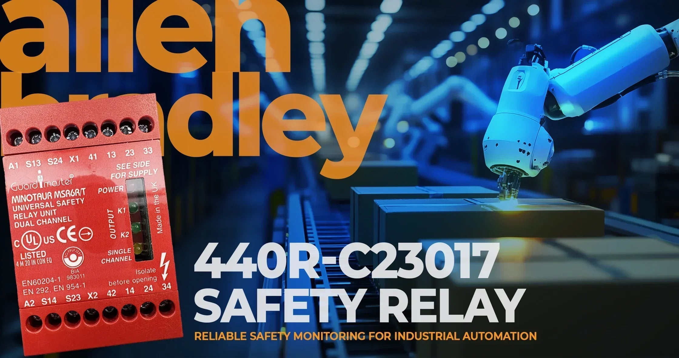 Allen-Bradley 440R-C23017 Safety Relay: Detailed Specifications, Applications, and Integration Guide - Industrial Electrical Warehouse