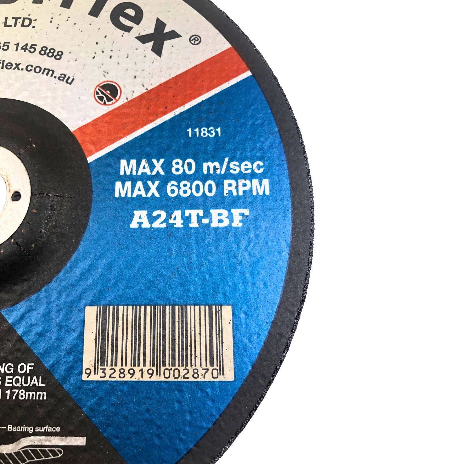 Abrasiflex Metal Grinding Wheel 230x7x22mm DC1196