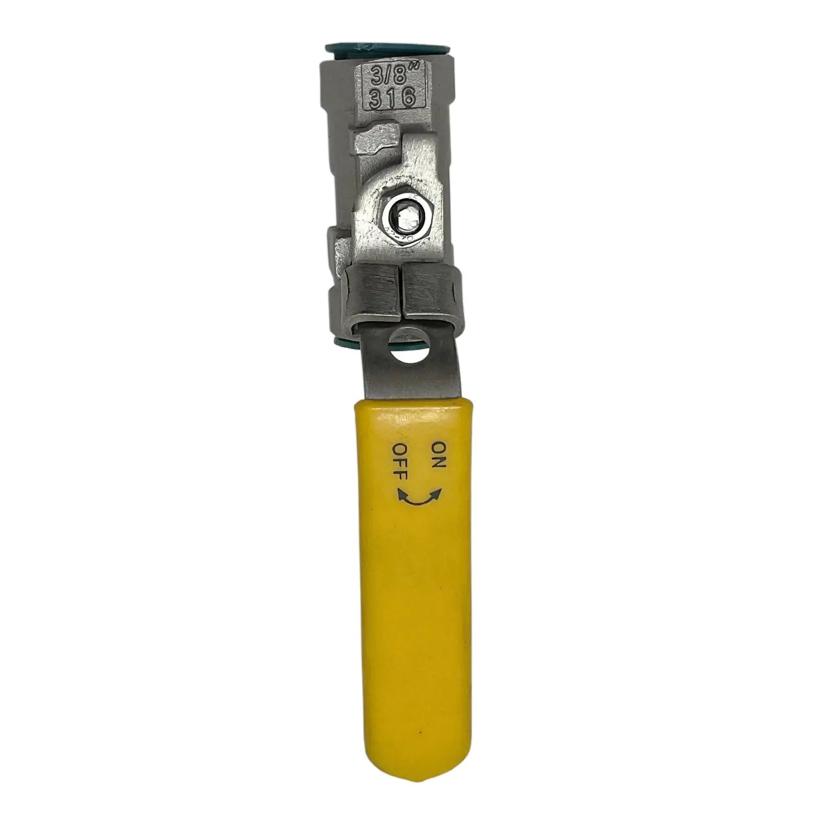 Ball-Valve-316SS-8-8-Yellow-IEW10105-1-Industrial-Electrical-Warehouse-Shop-Now