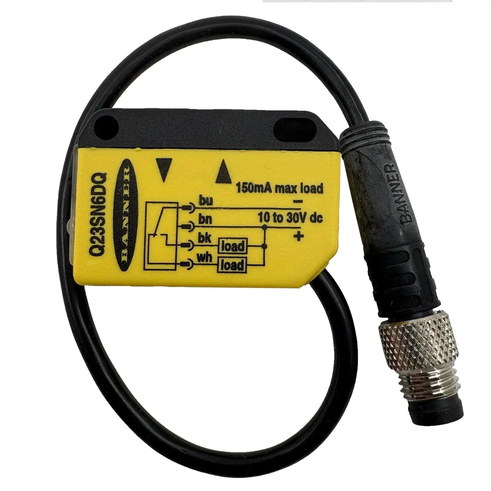 Diffuse Proximity Sensor Banner Q23SN6DQ 10-30VDC NPN 46447 Diffuse Proximity Sensor Banner Q23SN6DQ 10-30VDC NPN 46447