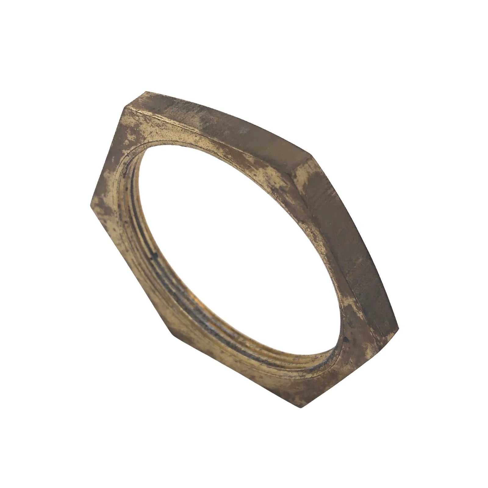 Clipsal Cable Management Machined Brass, 50mm Lock Nut Brass 1259B50