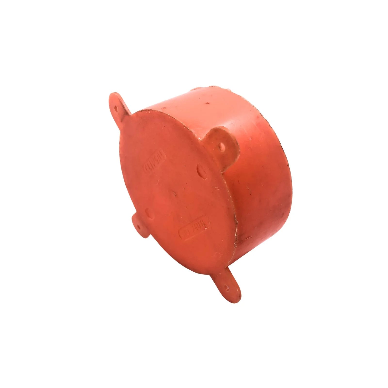 Clipsal 25mm Round Conduit Disposable Lid with Lugs Orange 240TL