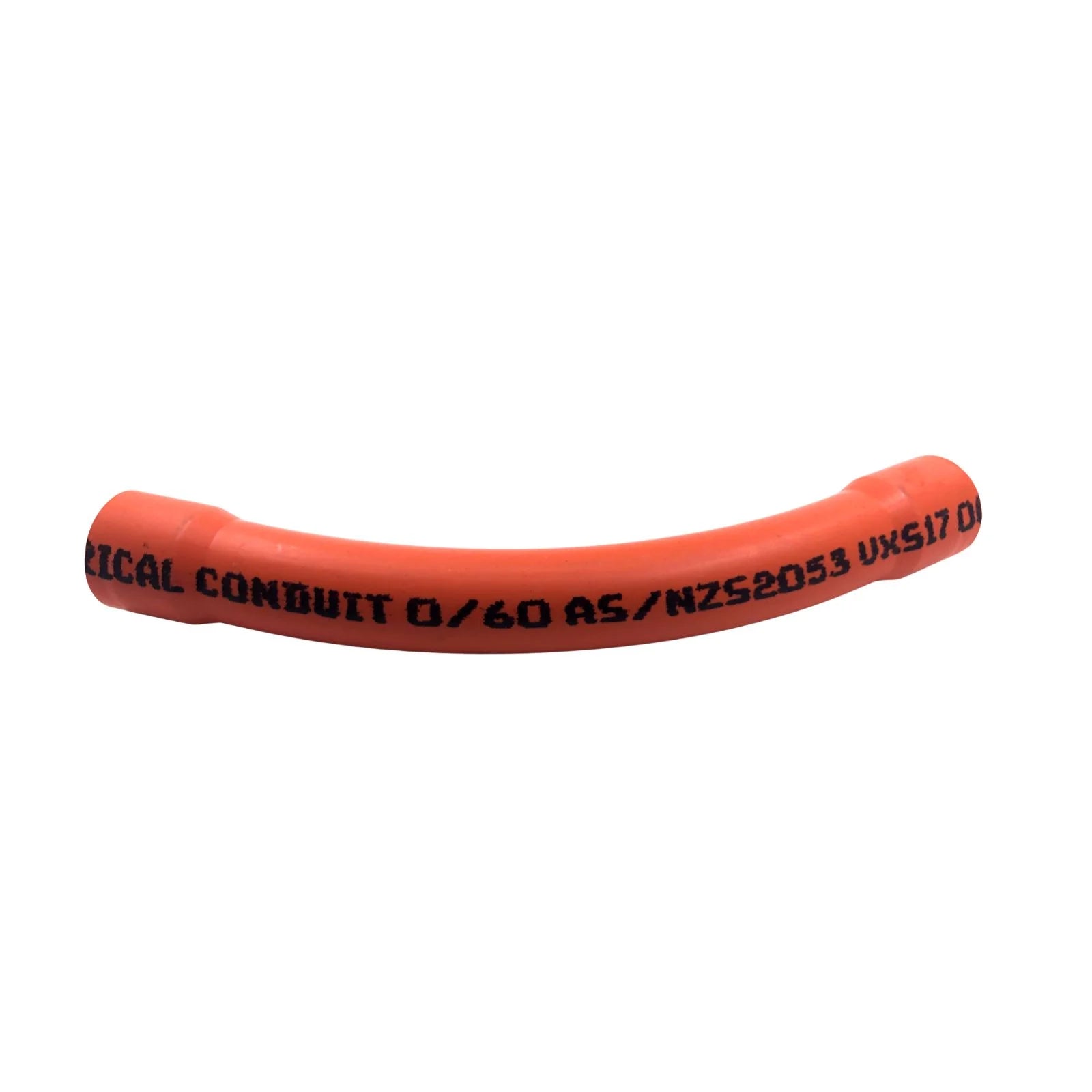 Clipsal Conduit Sweep Bend 90° Heavy Duty 40mm PVC Orange 247L40