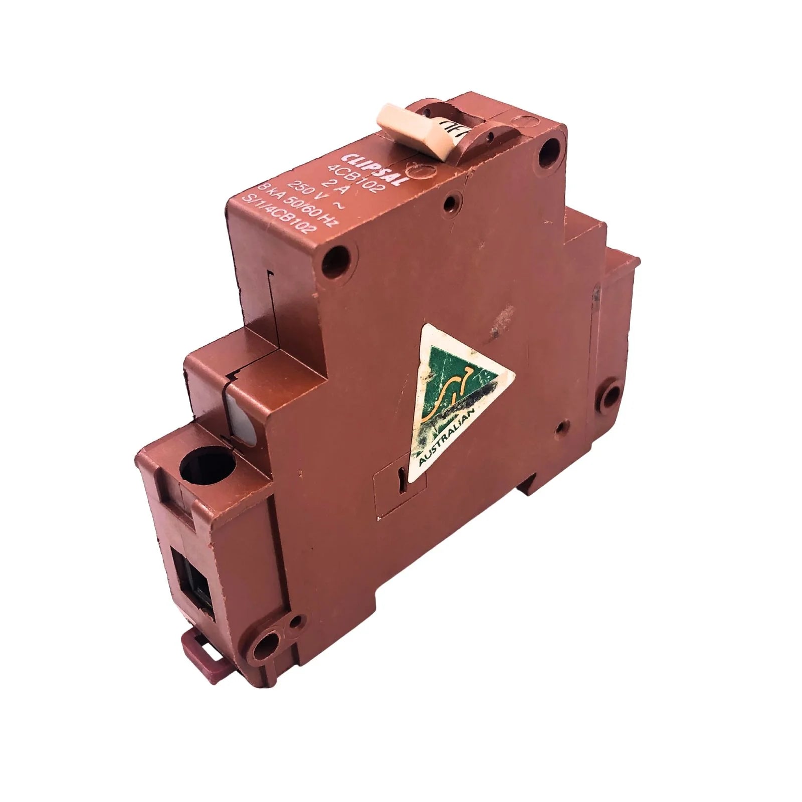 Clipsal Miniature Circuit Breaker 1 Pole 2A 8kA 240V 4CB102