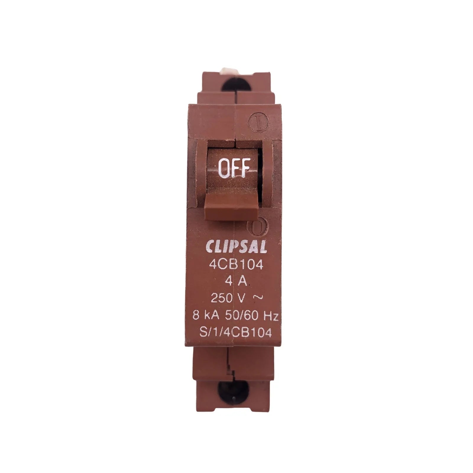 Clipsal Miniature Circuit Breaker 1 Pole 4A 8kA 240V 4CB104