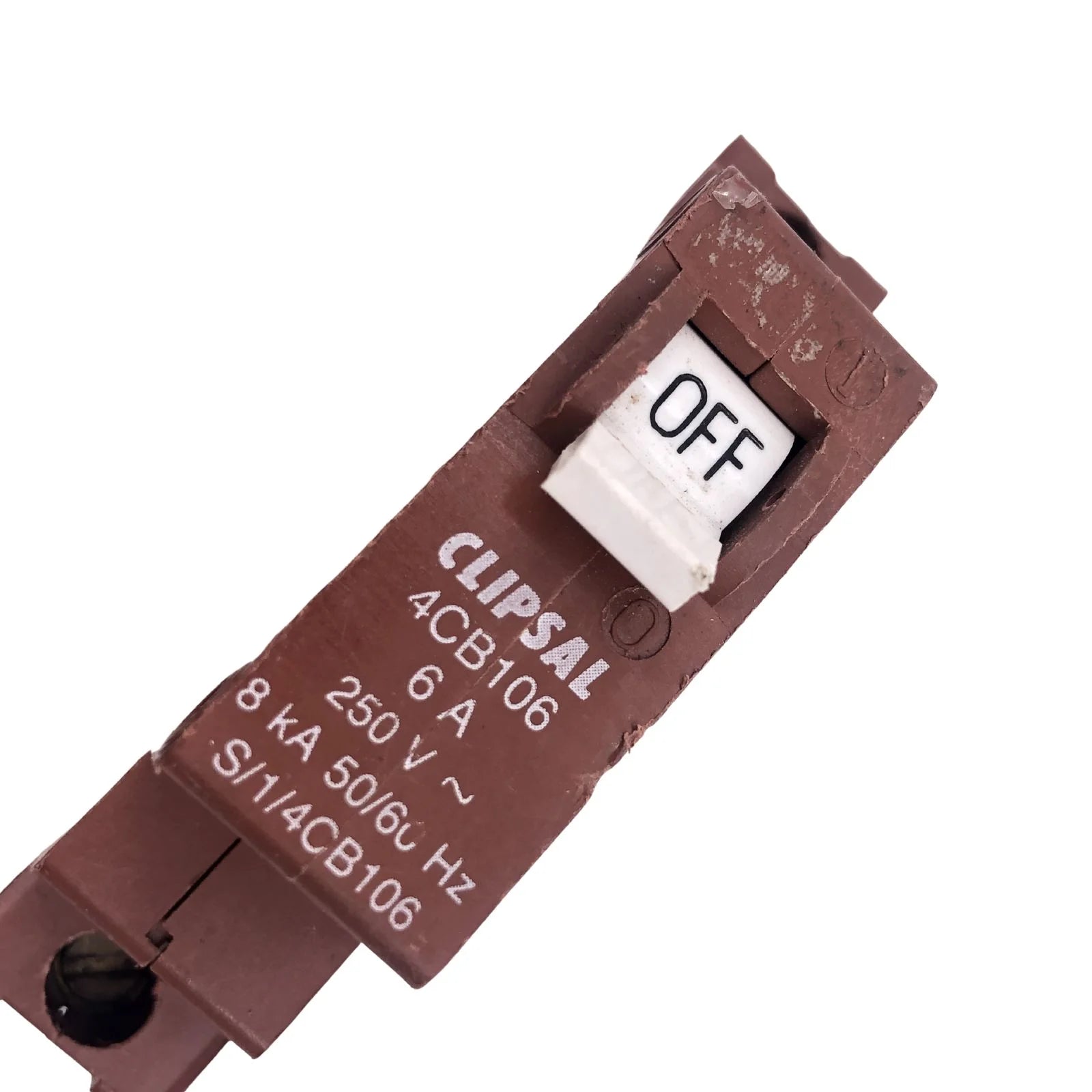 Clipsal Miniature Circuit Breaker 1 Pole 6A 8kA 240V 4CB106