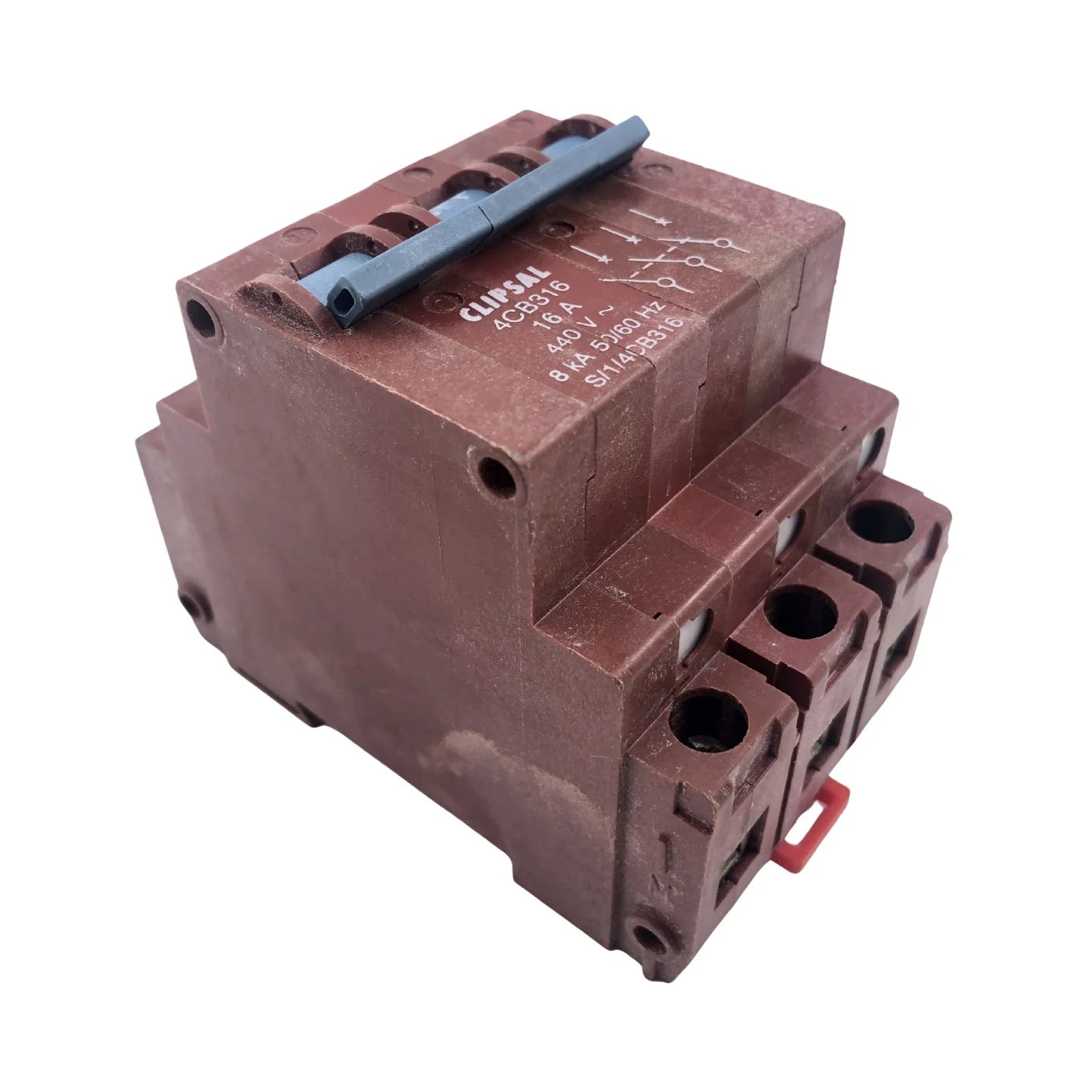 Clipsal Miniature Circuit Breaker 3 Pole 16A 8kA 4CB316/8