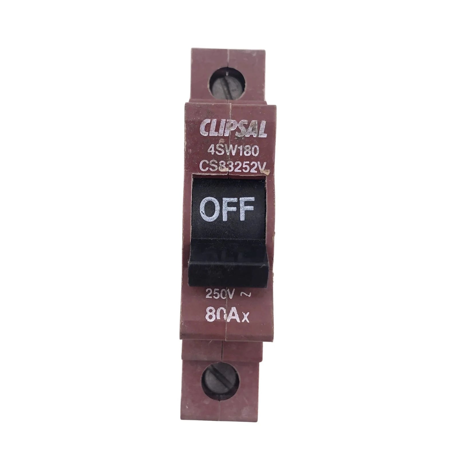 Clipsal Isolation Switch 1 Pole 80A M63 CS83252V 4SW180