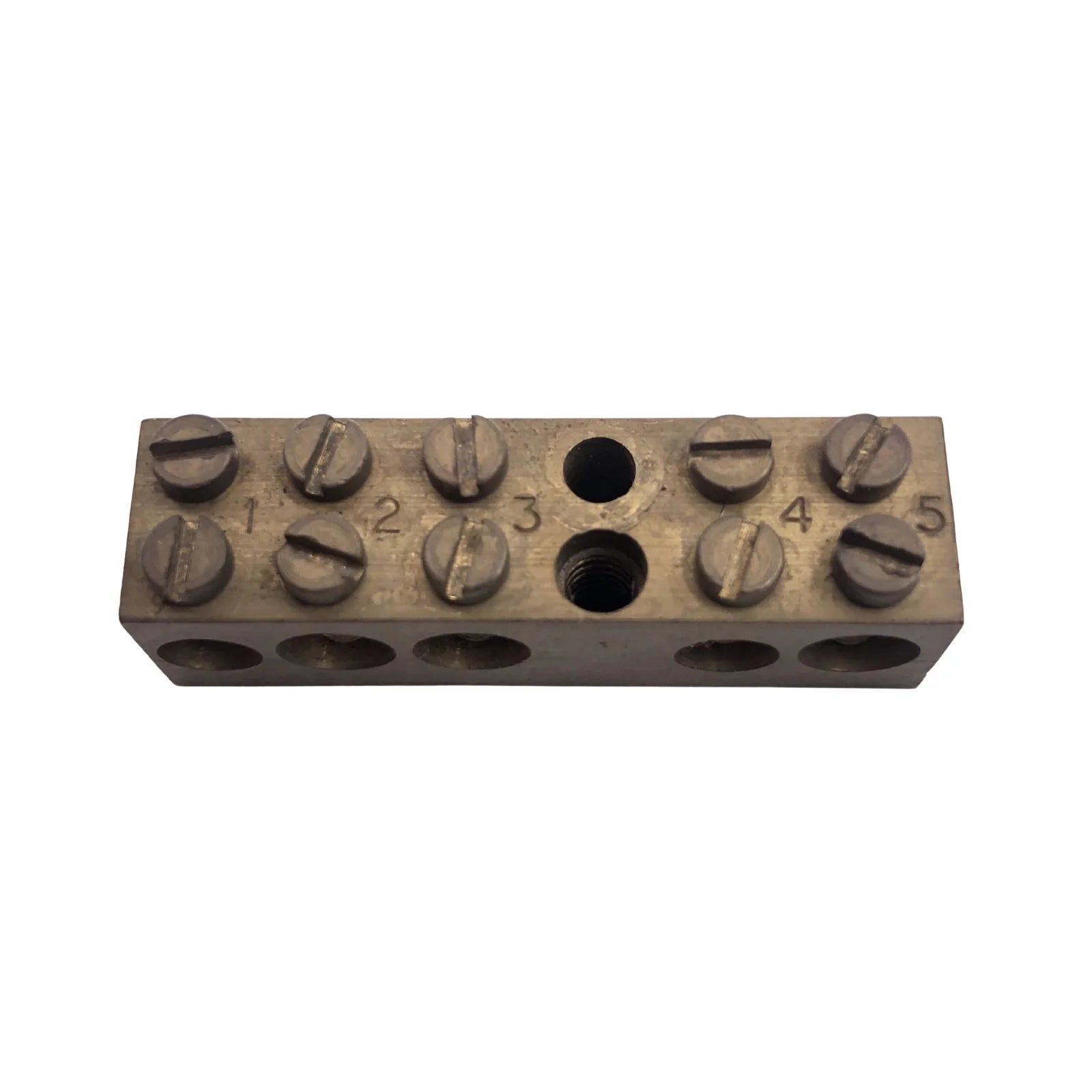 Clipsal Meter Links Neutral and Active Brass Bar Link 41mm 100A 5 Hole L5P