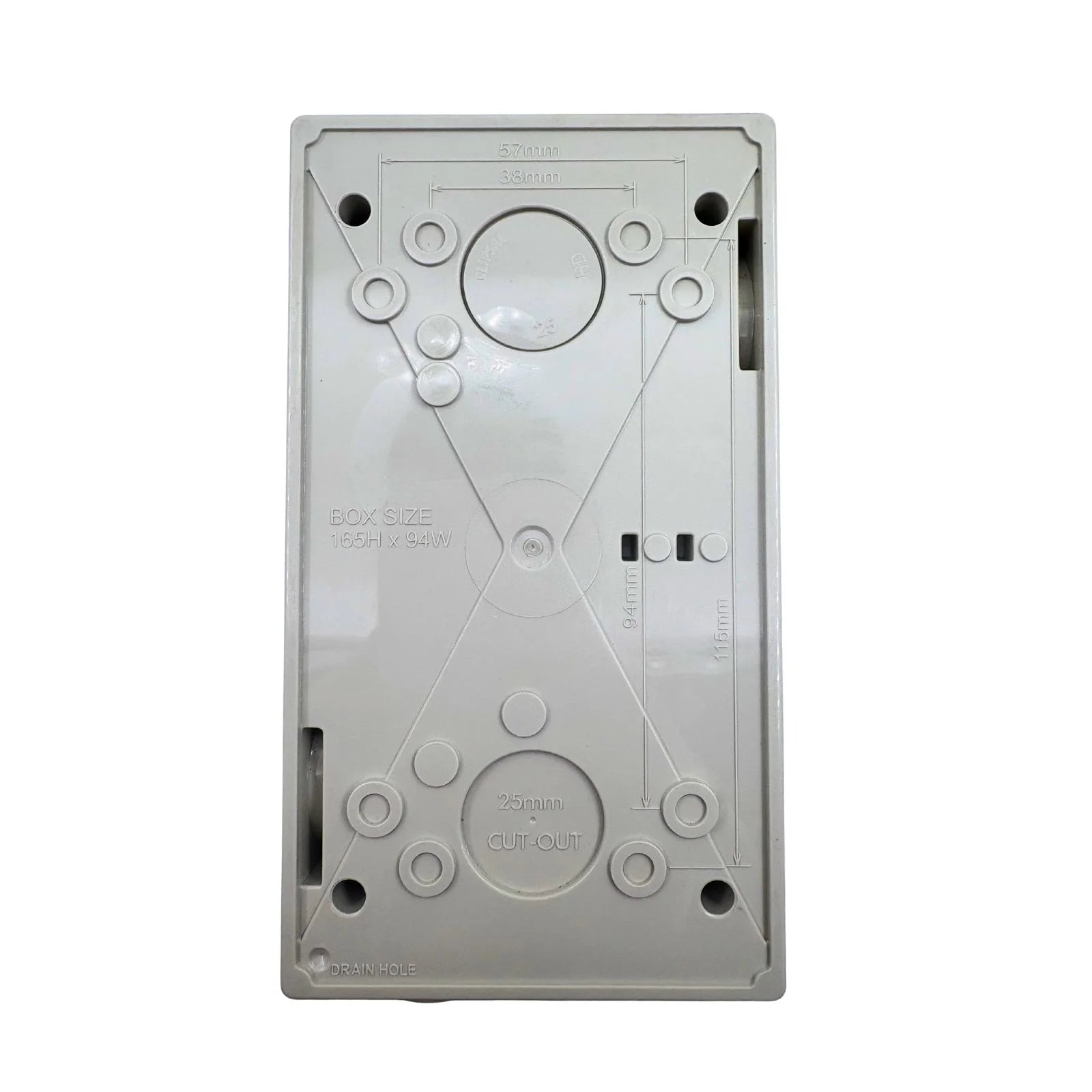 Clipsal Surface Isolator Switch 1 Gang 3 Pole 440VAC 40A Hoseproof Grey WHB340