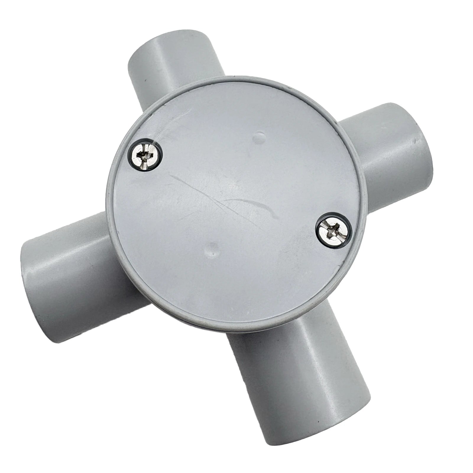Conduit-Junction-4-Way-25mm-B-Industrial-Electrical-Warehouse-Shop-Now