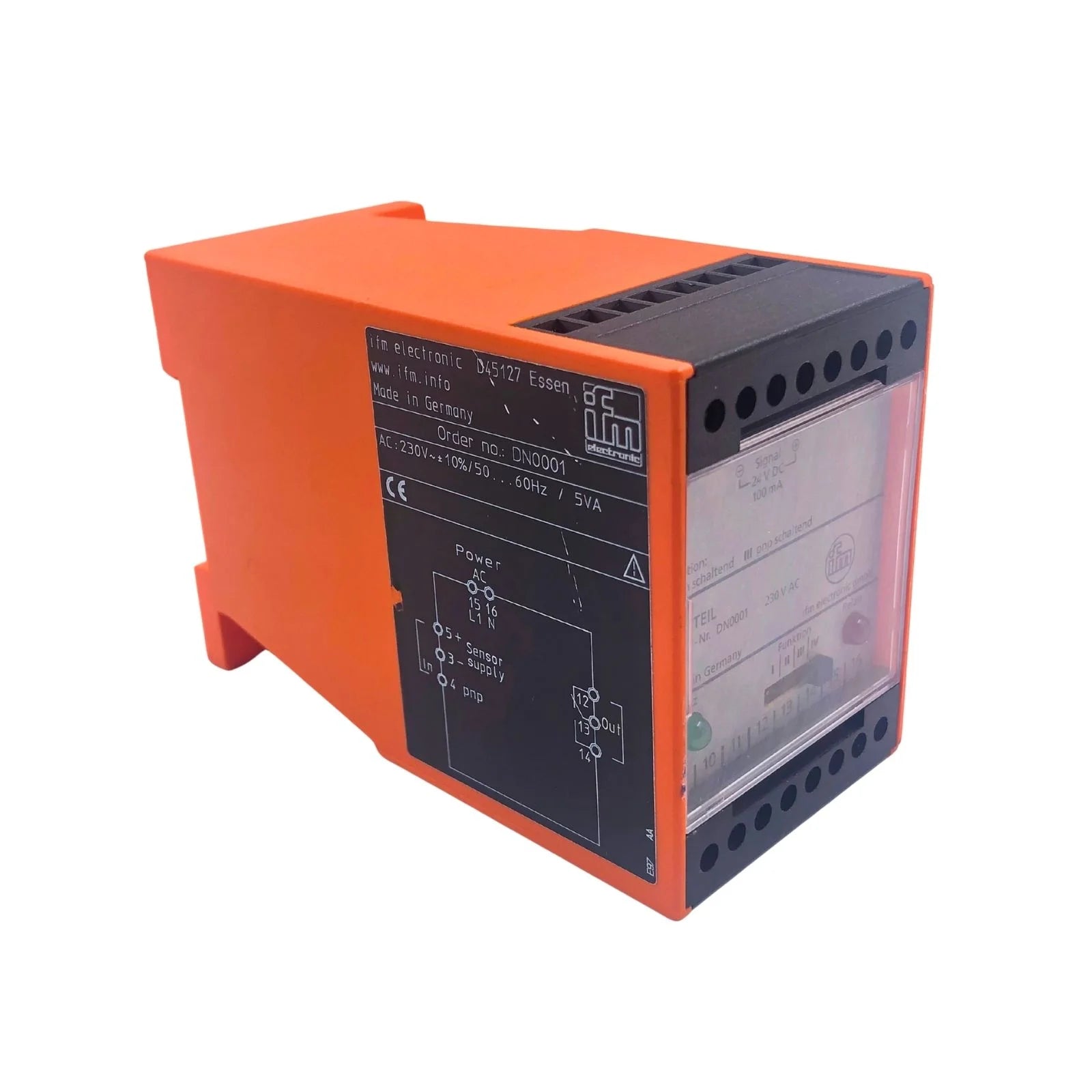 IFM Switching Amplifier Power Supply Relay Module 230VAC DN0001
