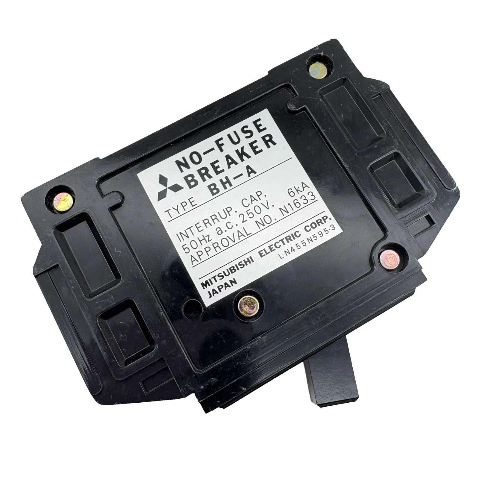 Mitsubishi No-Fuse Circuit Breaker 1P 16A 250VAC 50Hz 6kA BH-A