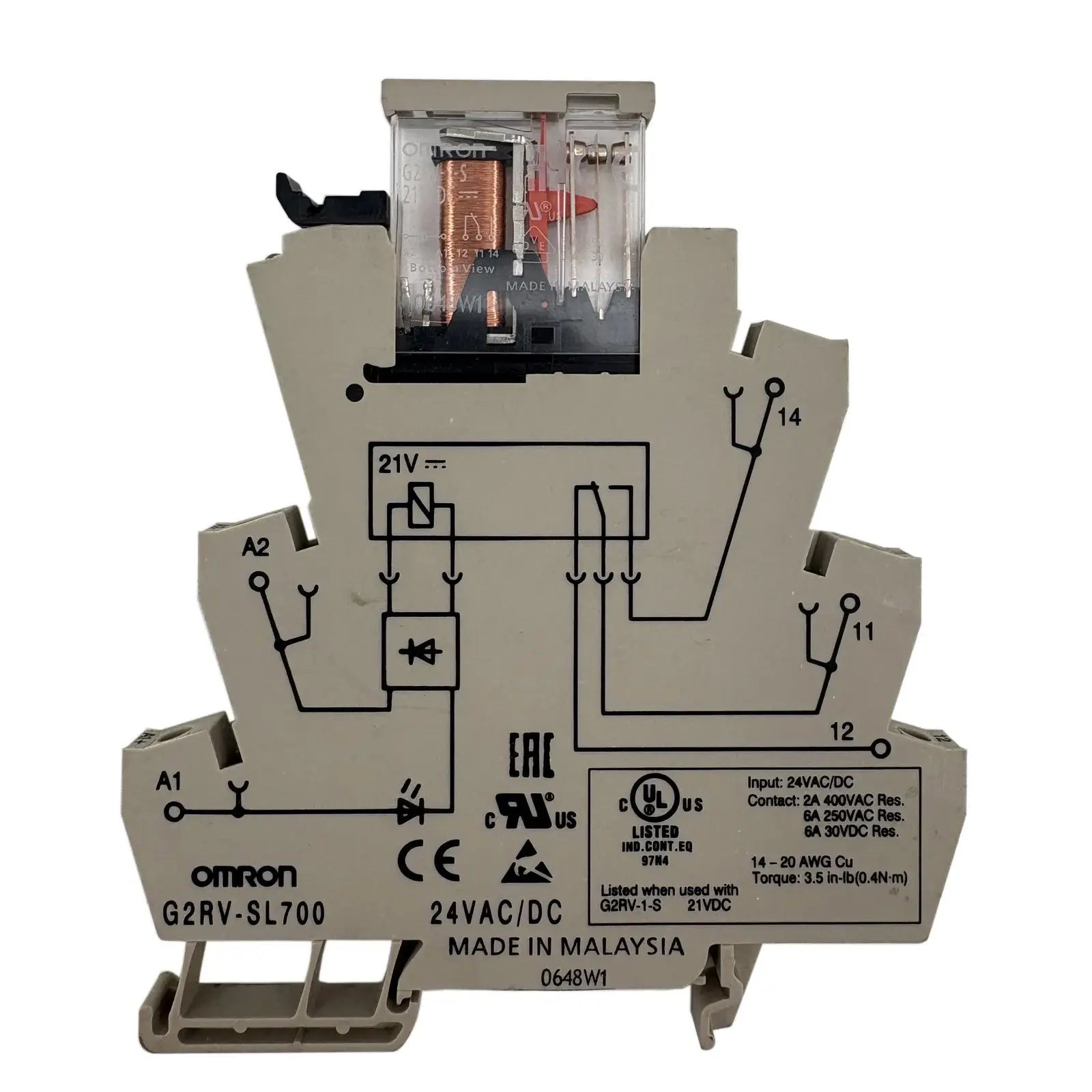 Omron-G2RV-SL700-21VDC-Industrial-Electrical-Warehouse-Shop-Now