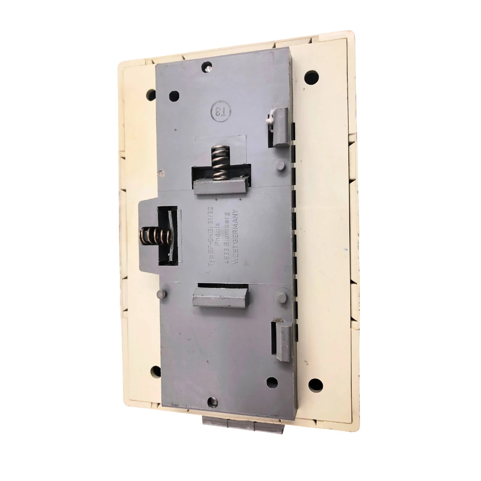 Phoenix Contact Rail-Mounted Dual Power Outlet 125VAC 15A EM-DUO 120/15 5600461