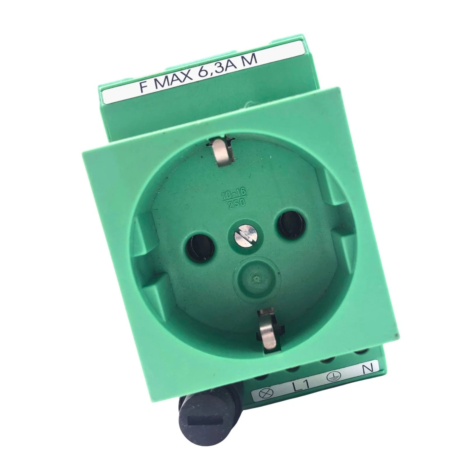 Phoenix Contact Rail Mountable Socket 250VAC 6.3A Fused EMG 45-SD-D/LA/SI 2943738