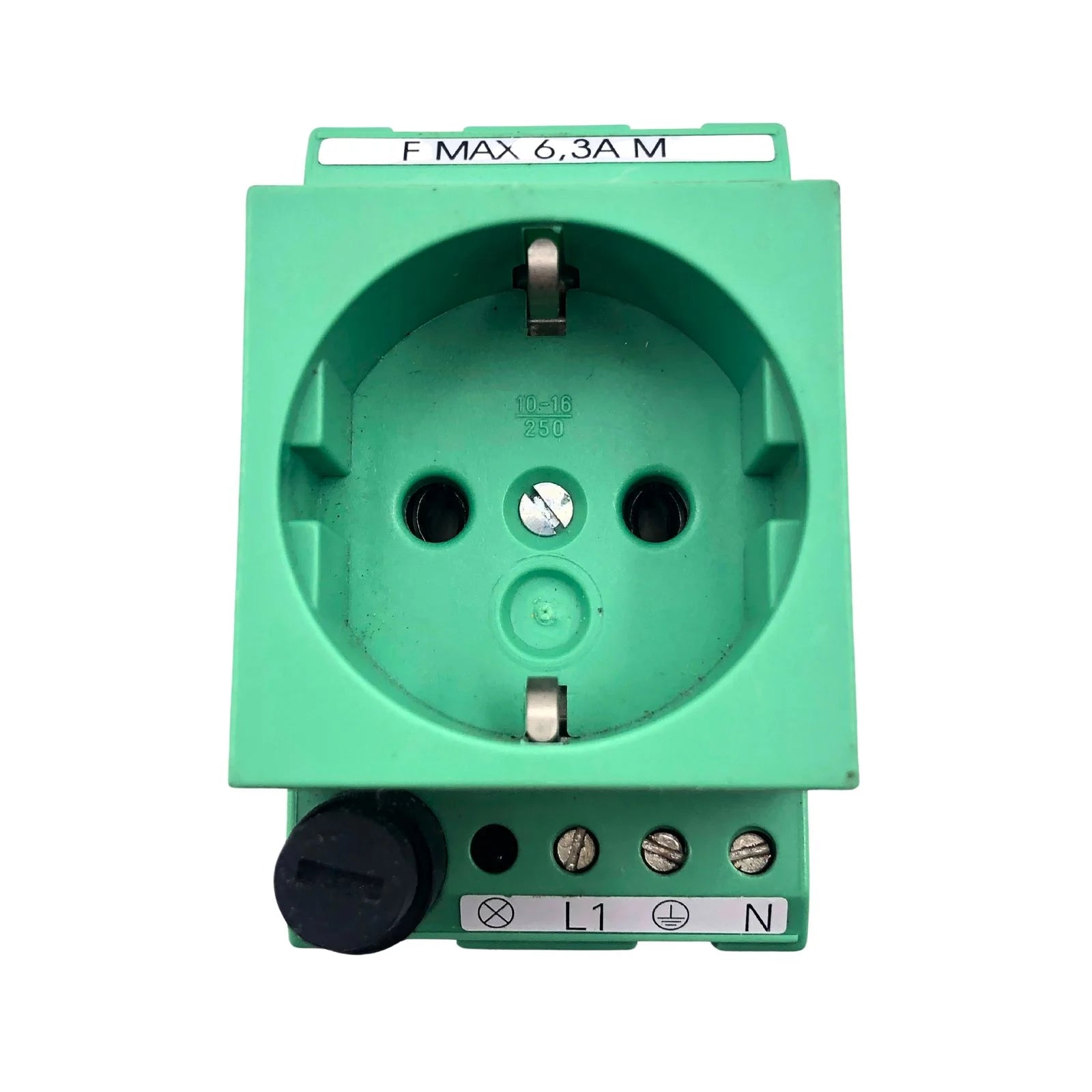 Phoenix Contact Rail Mountable Socket 250VAC 6.3A Fused EMG 45-SD-D/LA/SI 2943738