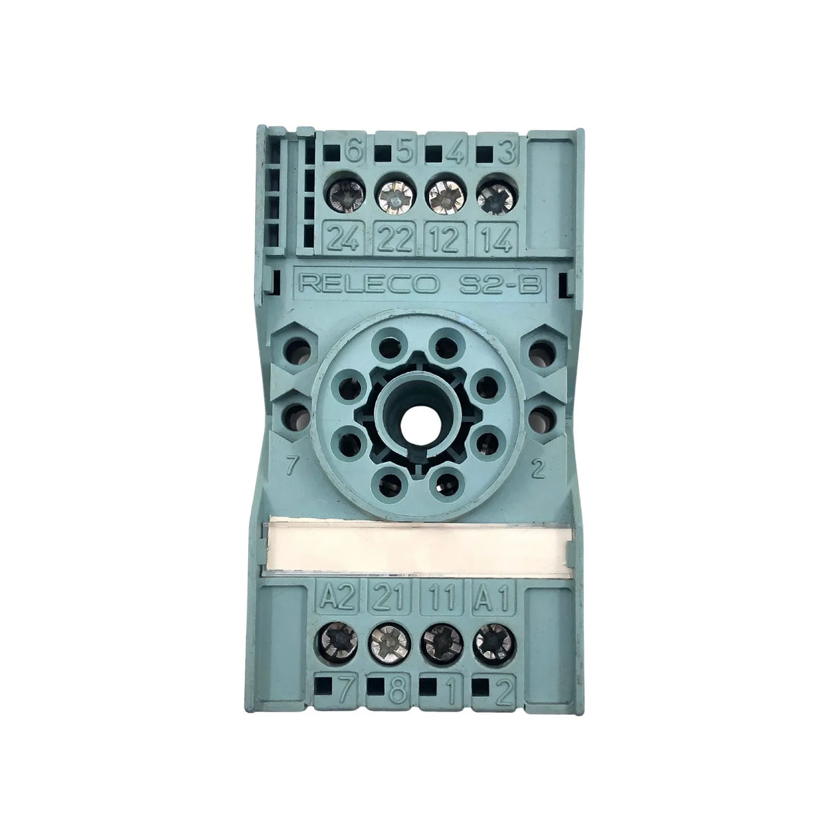 Releco MRC Relay Socket For Use MRC Series 8 Pin Relay DIN Rail 300 VAC S2-B