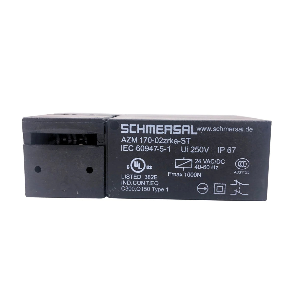 Schmersal Safety Switch Solenoid Interlock Power to Lock AZM 170-02ZRKA-ST
