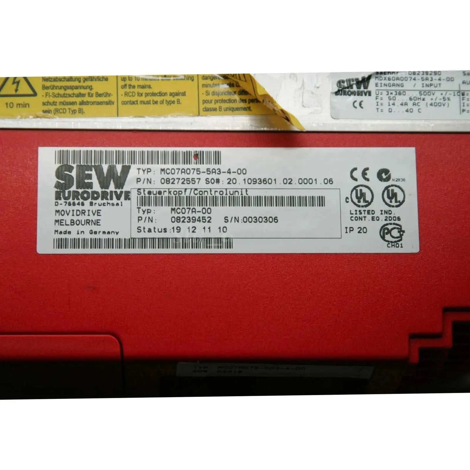 SEW-MC07A075-5A3-4-00-E-Industrial-Electrical-Warehouse-Shop-Now