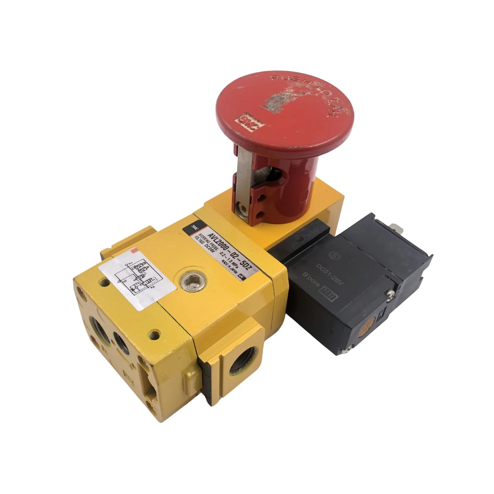 SMC Soft Start-Up Valve Working Press 0.2-1.0 MPa DC21-26V AVL2000-02-5DZ