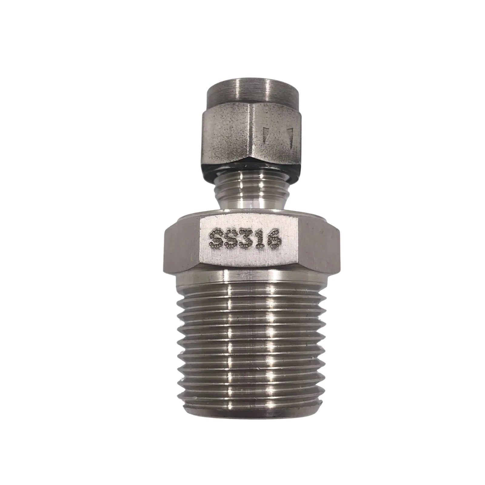 SMC Tube Fitting Male Connector SS316 1/2" KFG2H1395-N04