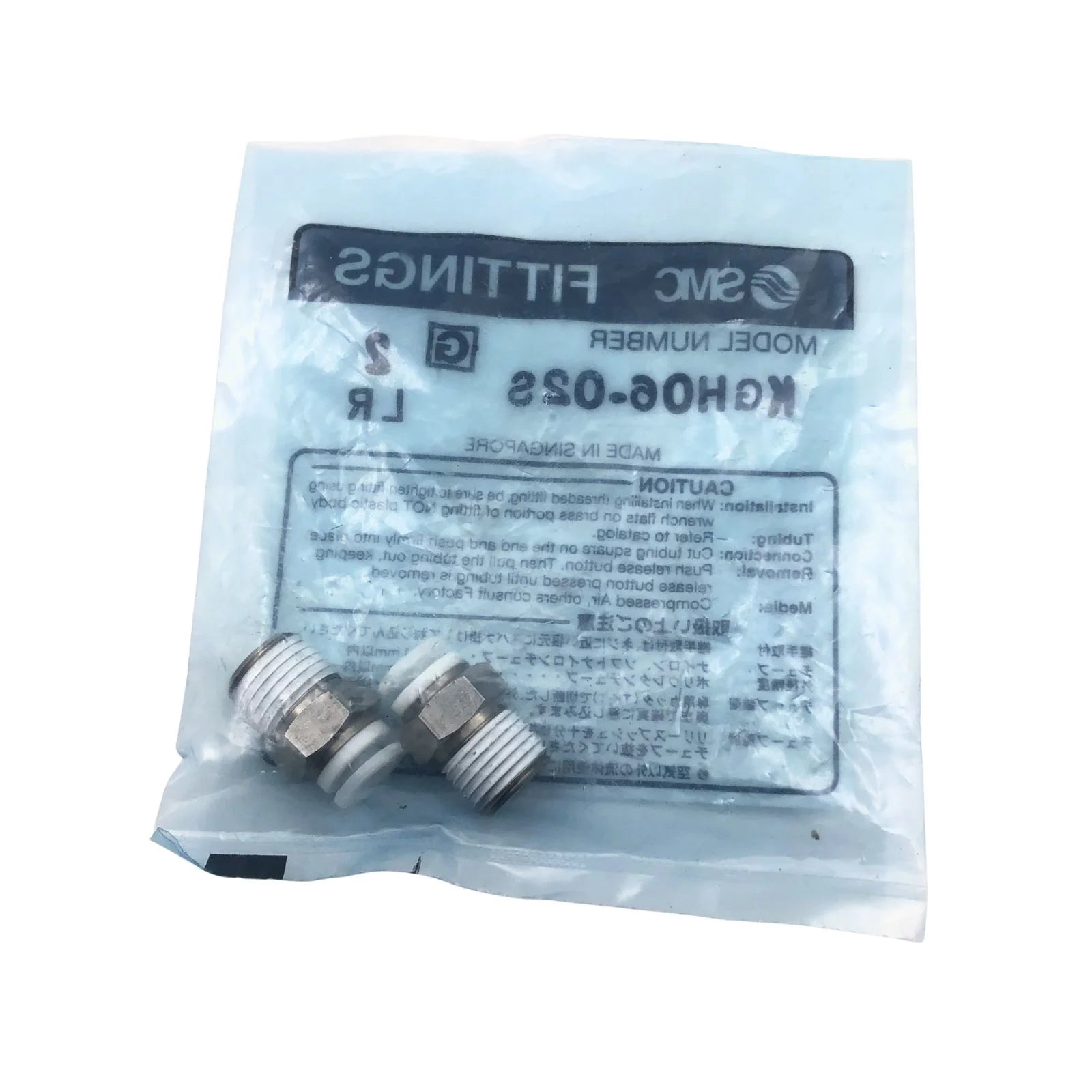 SMC Fitting Stainless Male Connector KGH06-02S