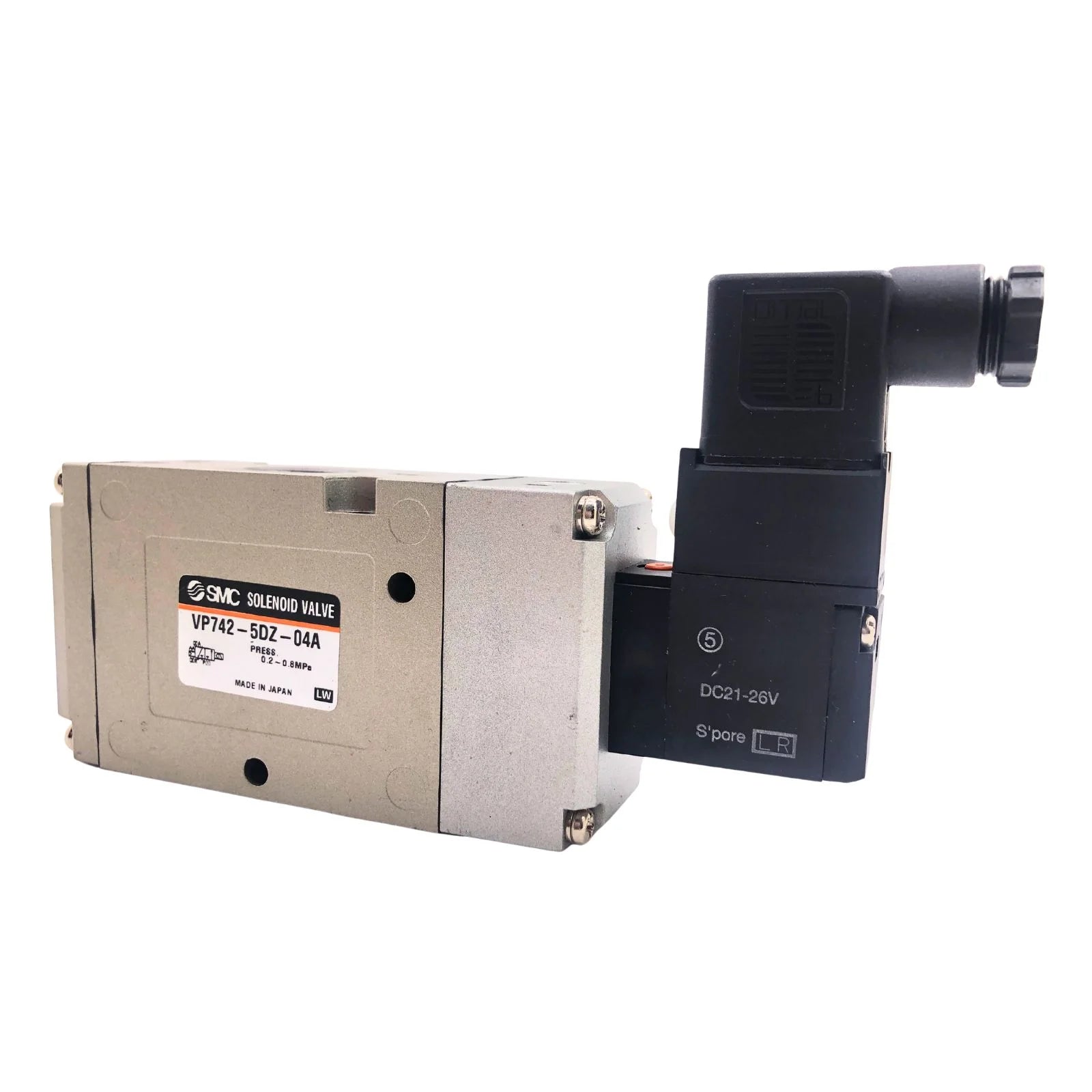 SMC Solenoid Valve 24VDC 1/4" NPT VP742-5DZ-04A