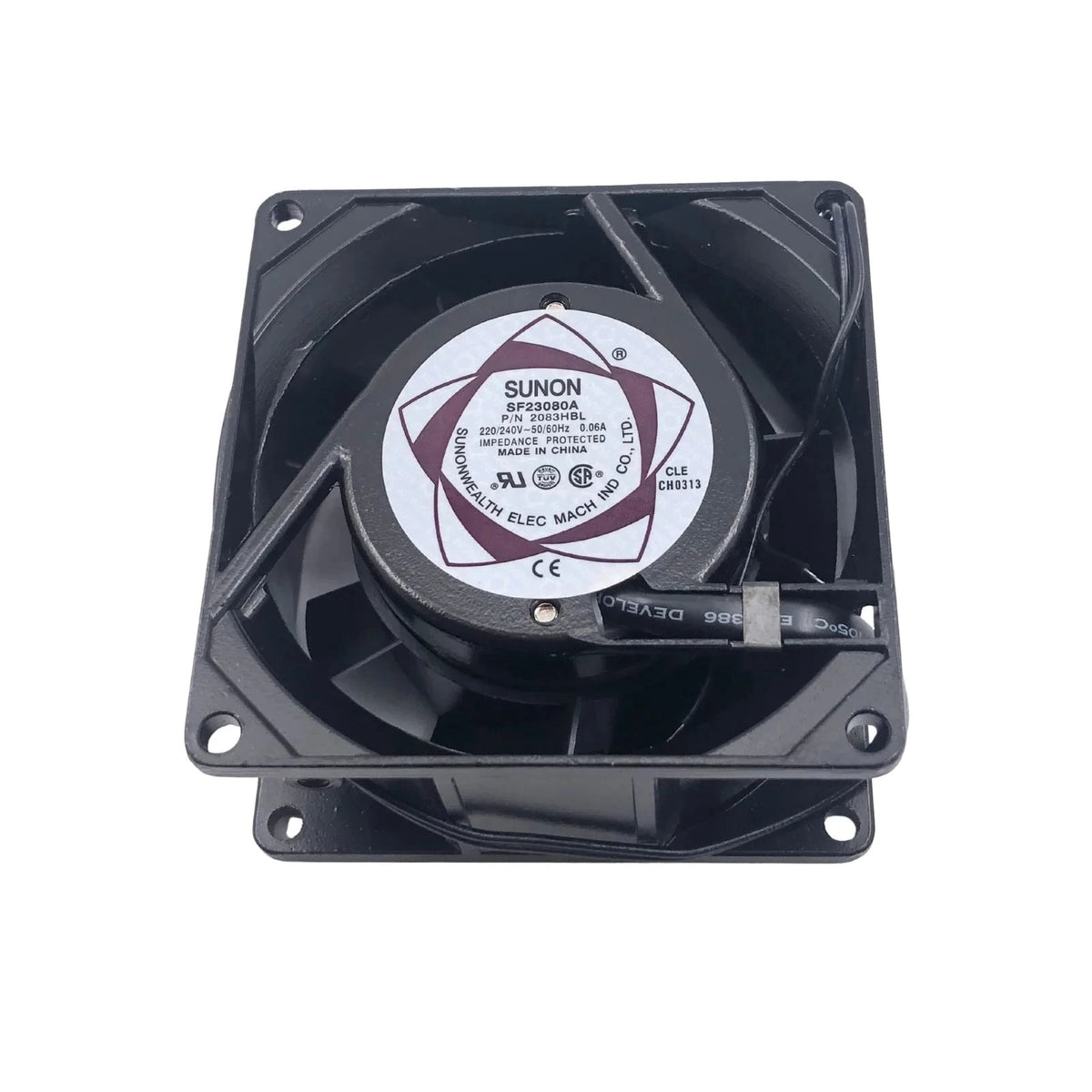 Sunon AC Ball Bearing Axial Fan 220/240VAC 14W 80x80x38mm 498-003