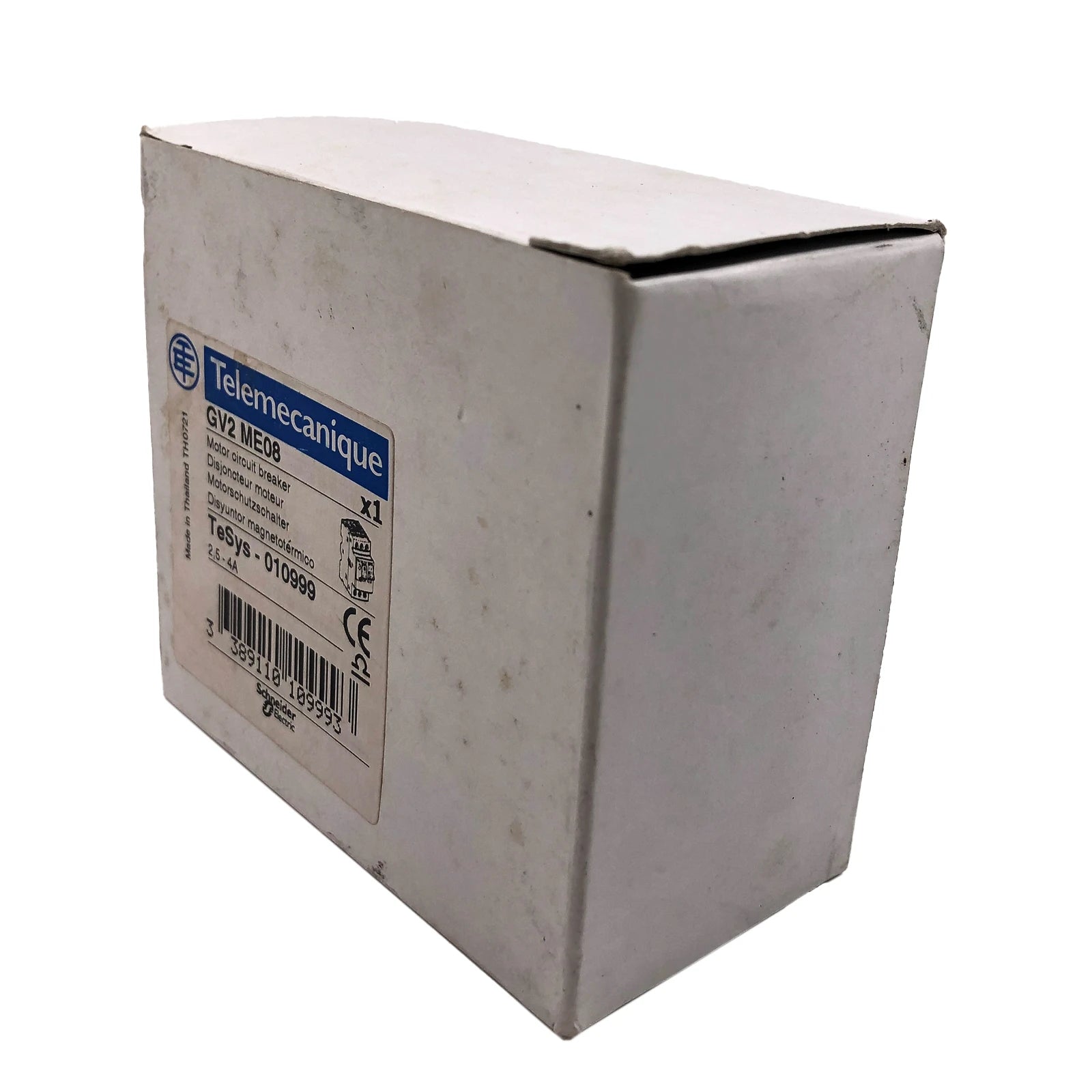 Schneider Electric / Telemecanique Circuit Breaker 3 Pole 2.5A-4.0A GV2ME08