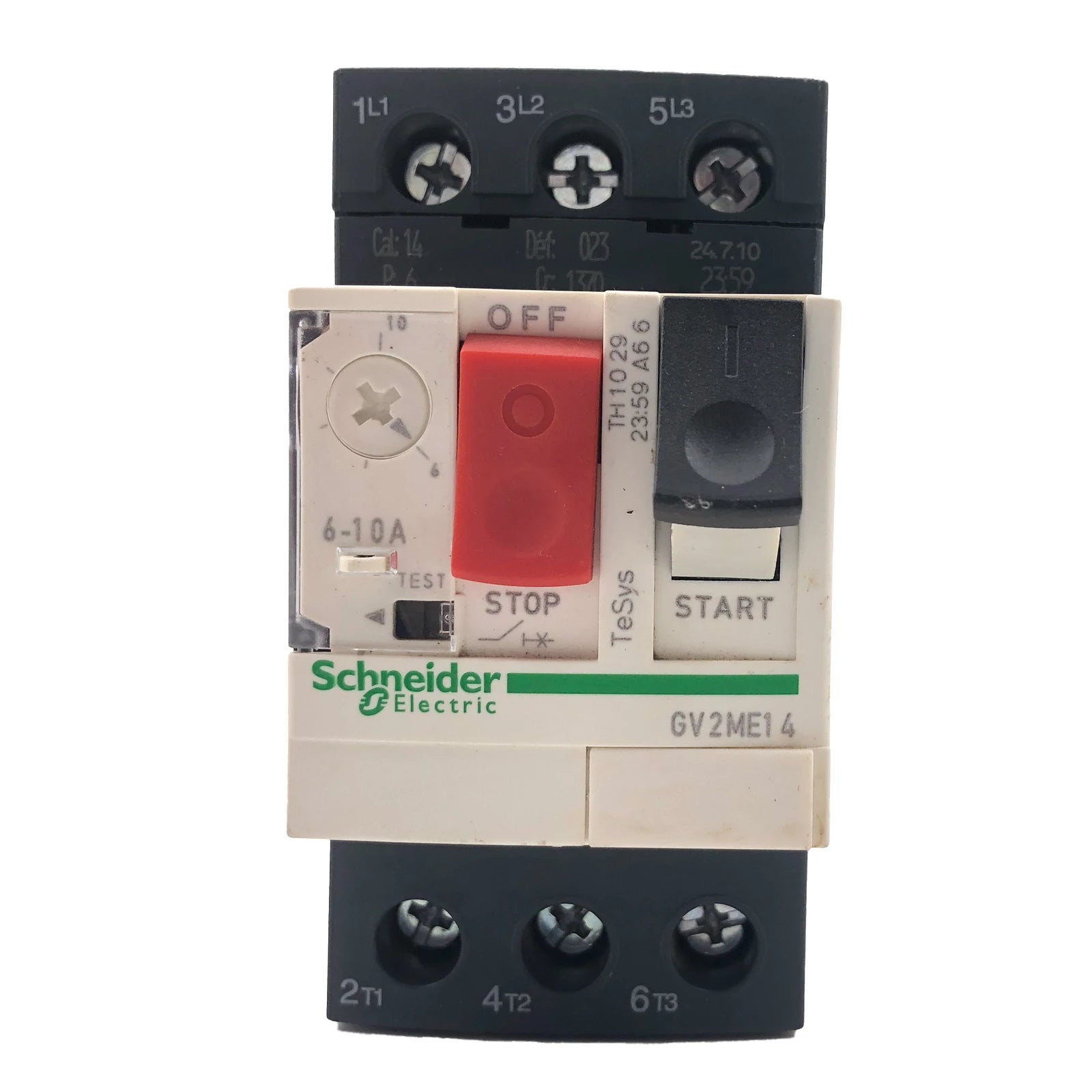 Schneider Electric / Telemecanique Circuit Breaker 3 Pole 10A 690VAC GV2ME14