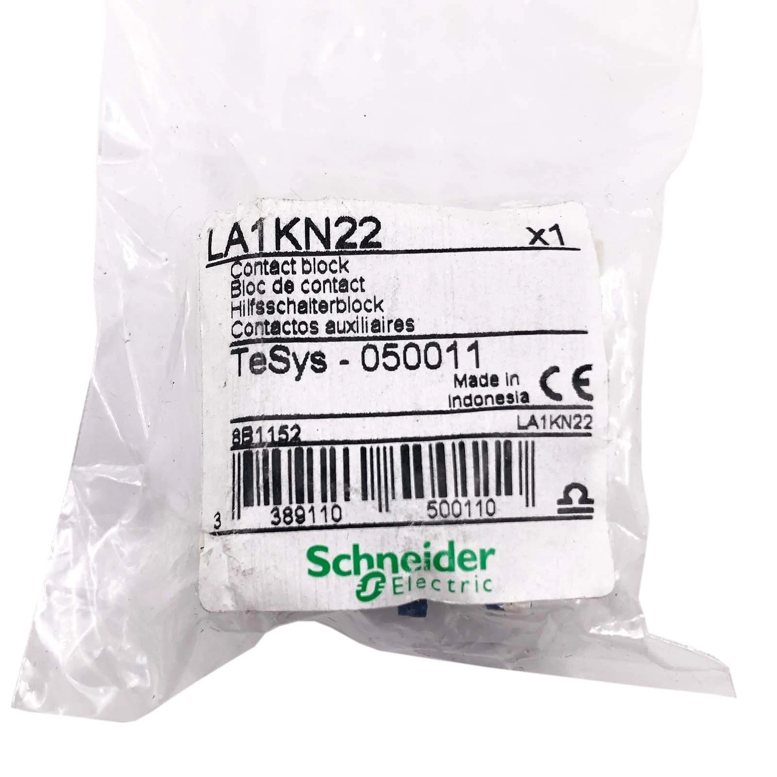 Schneider Electric / Telemecanique Auxiliary Contact 10A 600Vac 2NO/2NC LA1KN22