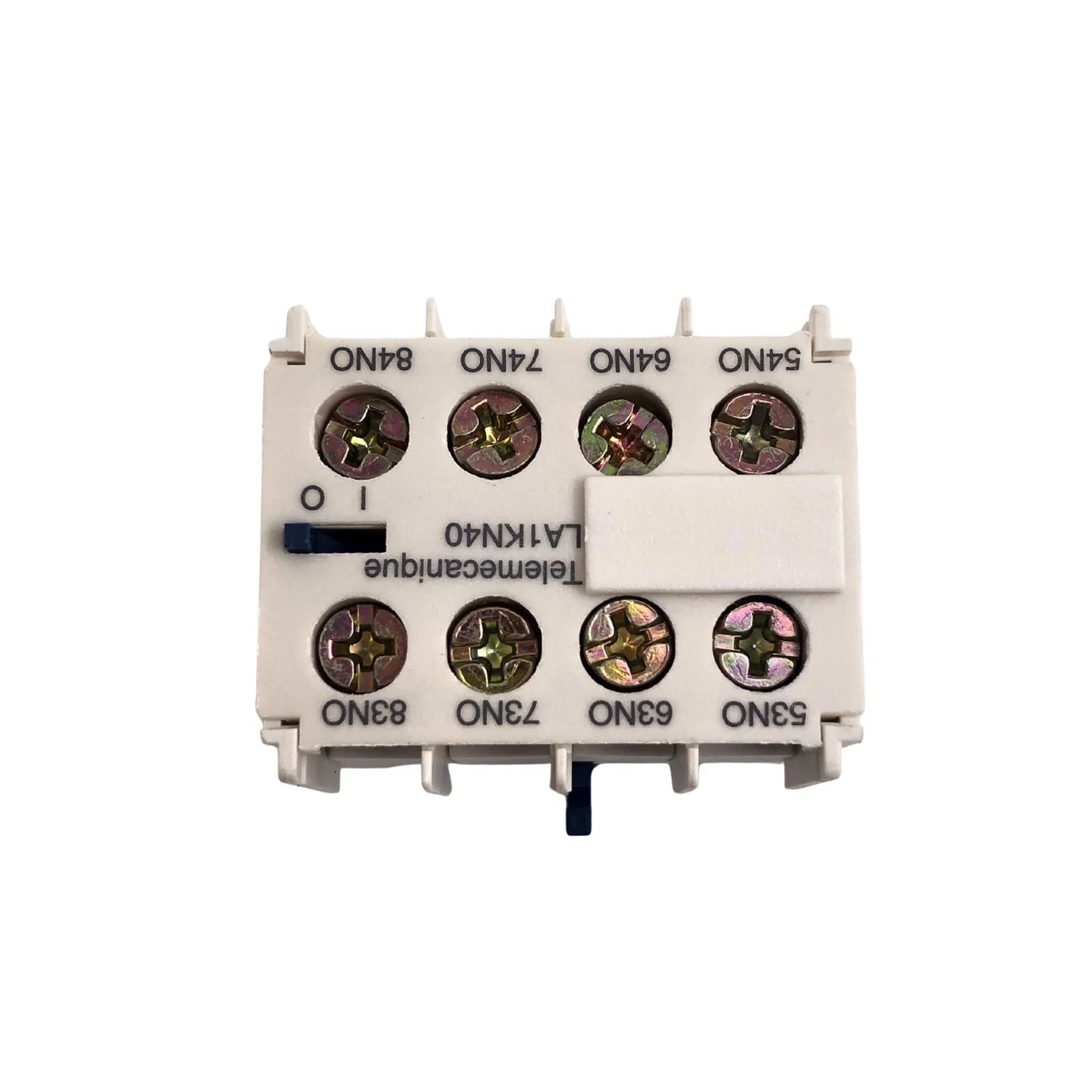 Schneider Electric / Telemecanique Auxiliary Contact Block 4P 10A 600Vac LA1KN40