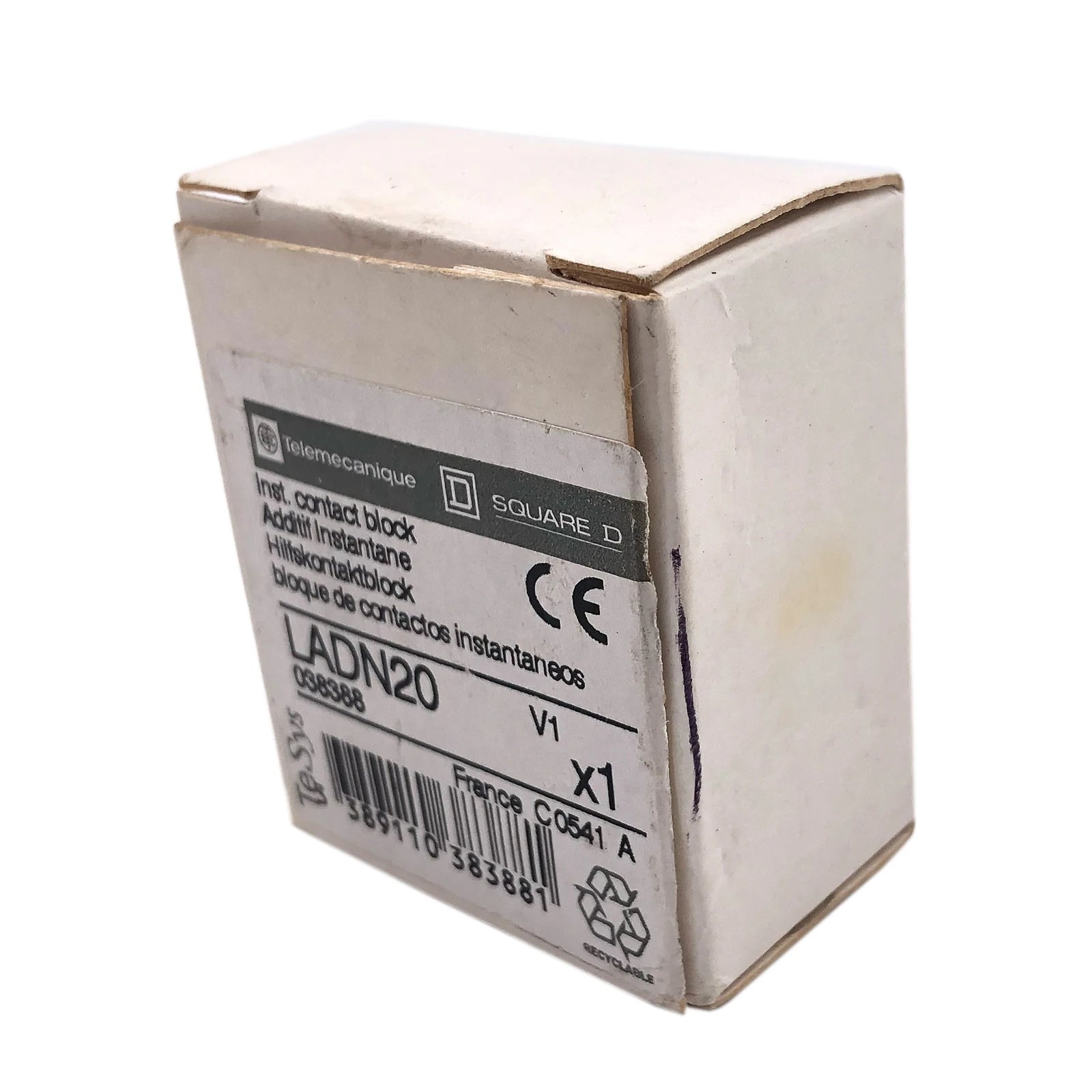 Schneider Electric / Telemecanique Auxiliary Contact Block 5mA 17V LADN20