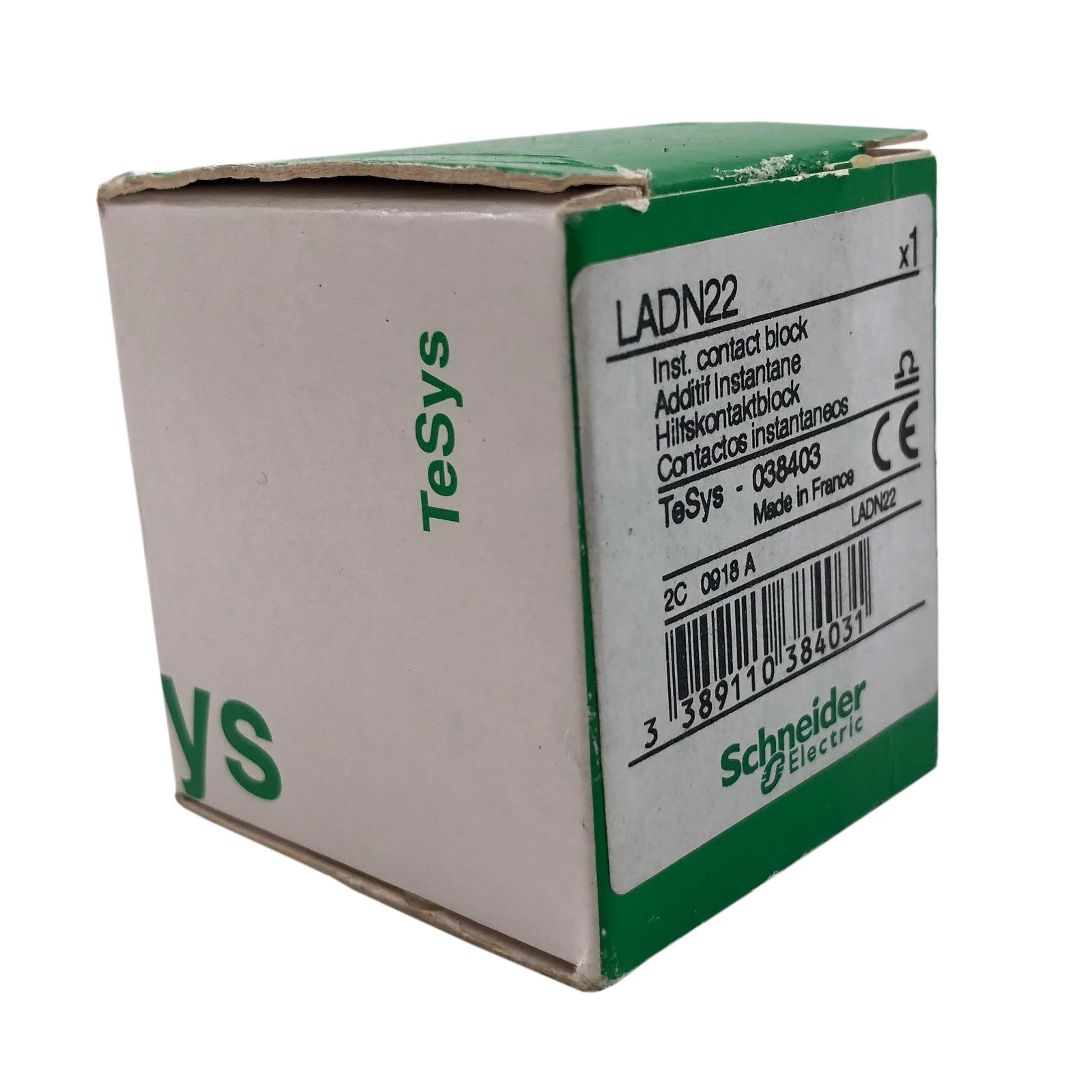 Schneider Electric / Telemecanique Auxiliary Contact Block 10A 600Vac LADN22