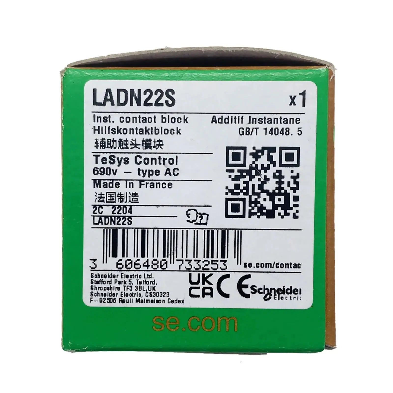 Schneider-Telemecanique-LADN22S-3-Industrial-Electrical-Warehouse-Shop-Now