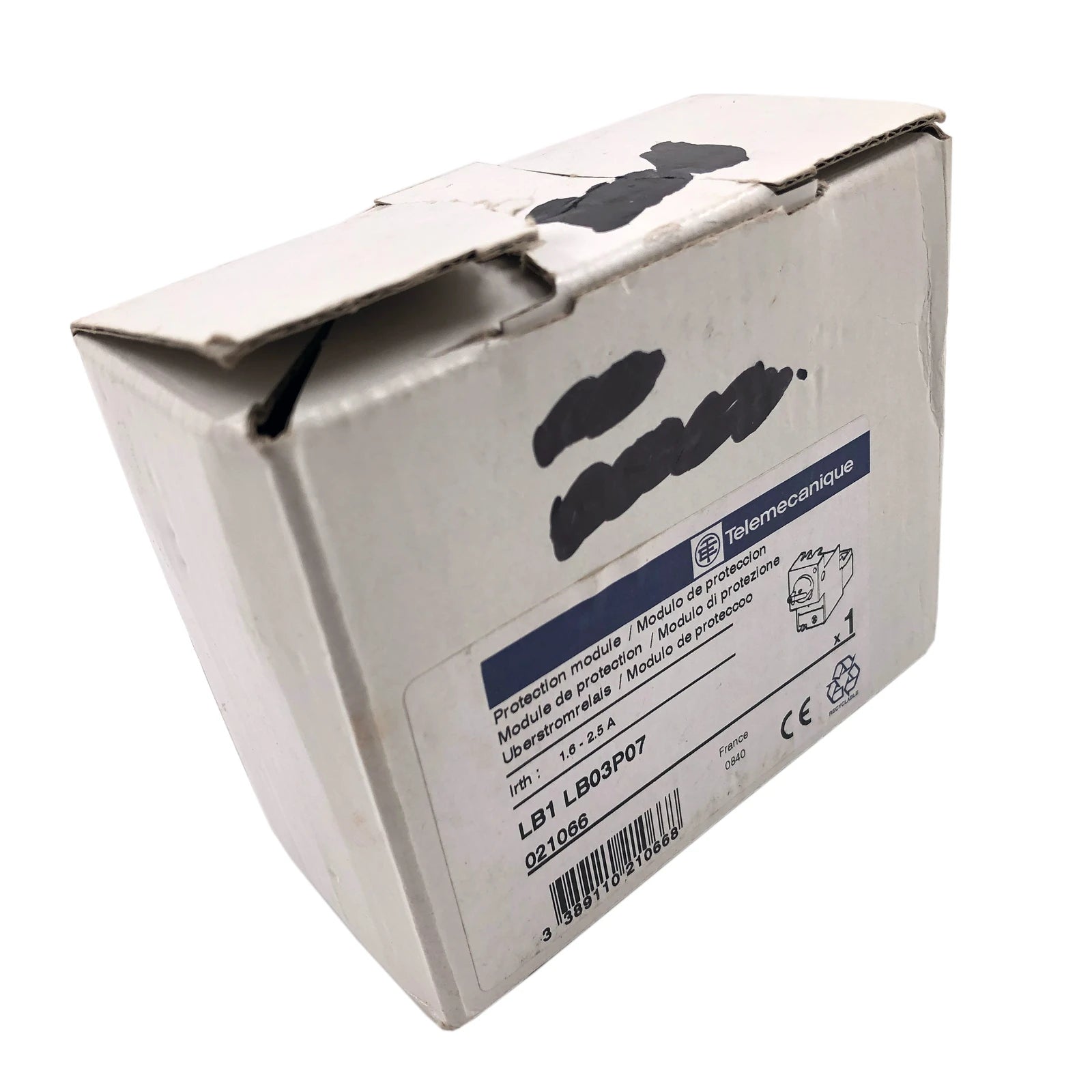 Schneider Electric / Telemecanique Starter Overload 1.6 to 2.5A LB1LB03P07