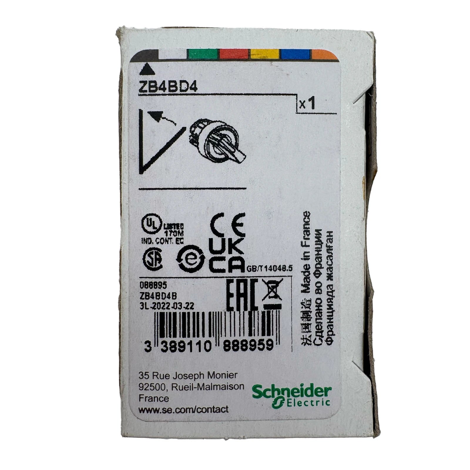 Schneider-Telemecanique-ZB4-BD4-D-Industrial-Electrical-Warehouse-Shop-Now