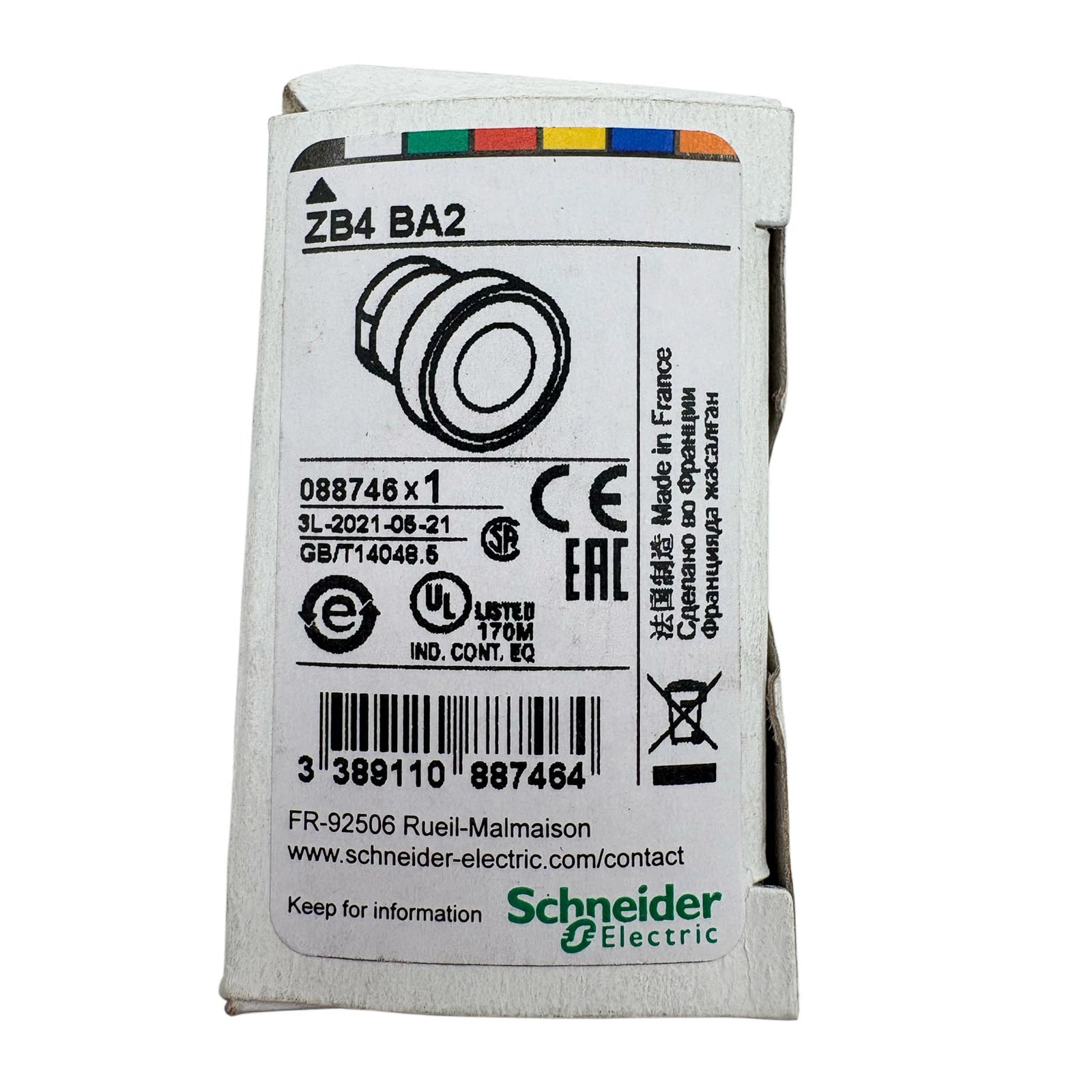 Schneider-Telemecanique-ZB4BA2-C-Industrial-Electrical-Warehouse-Shop-Now