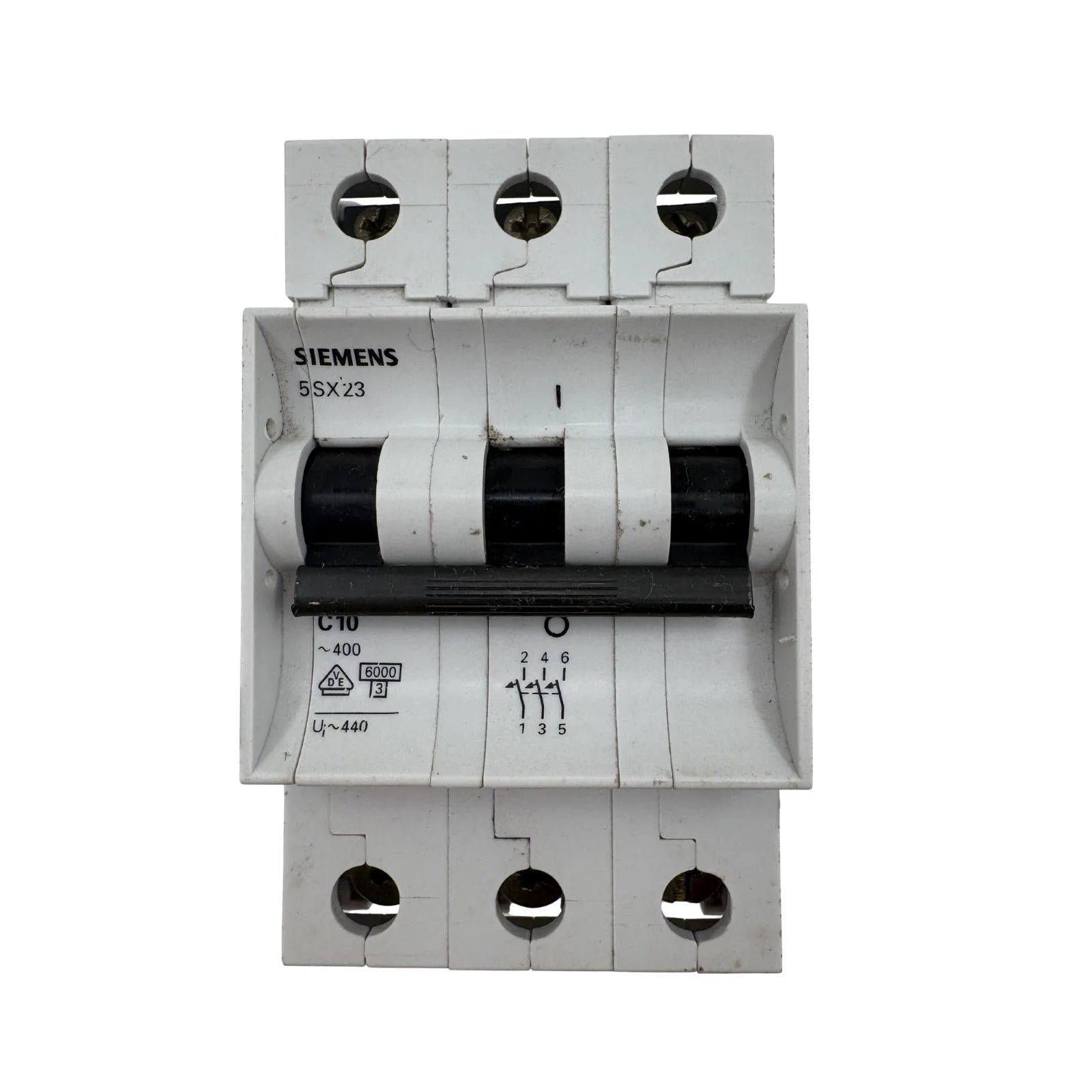 Siemens Circuit Breaker 3 Pole 480VAC 10A 5SX23C10
