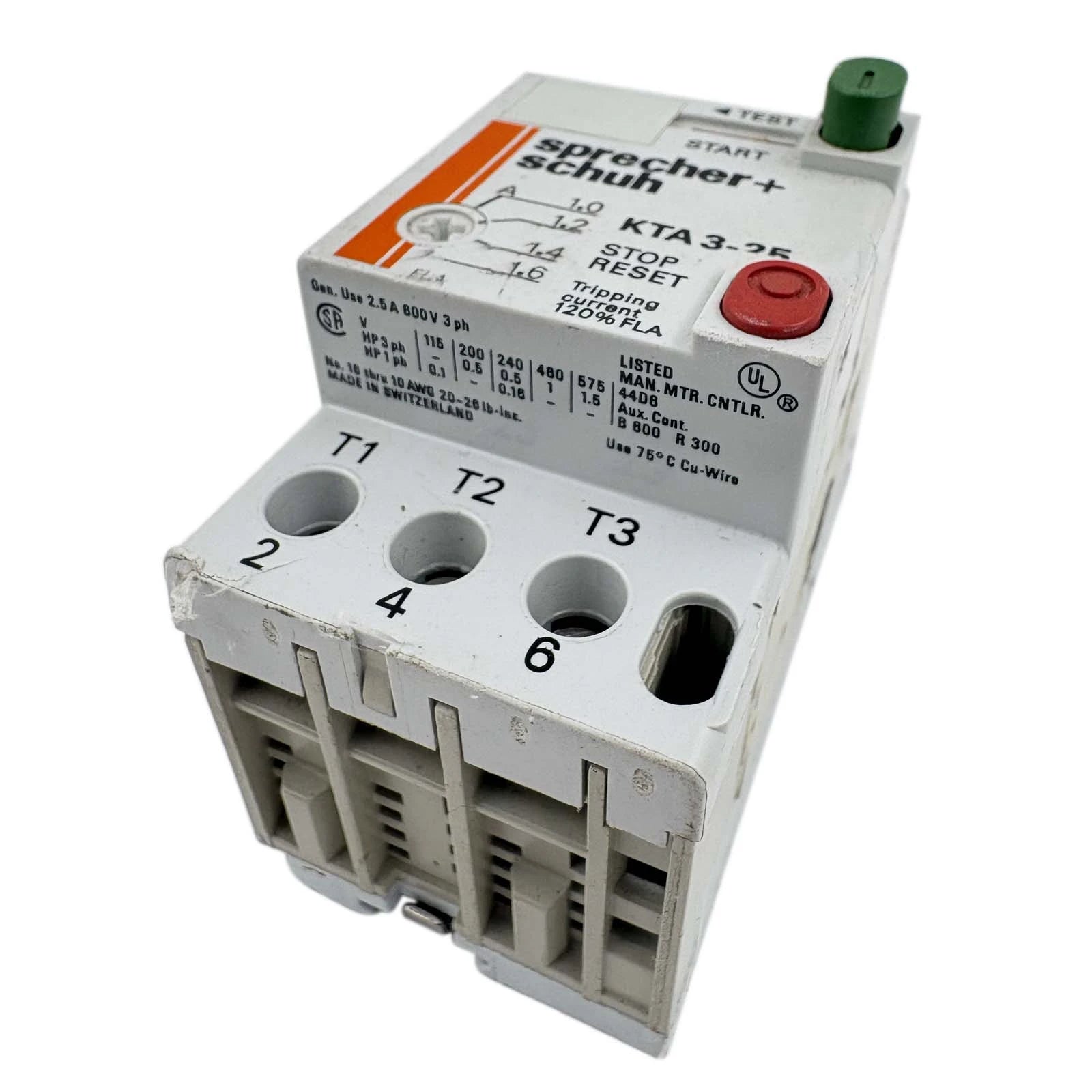 Sprecher-Schuh-KTA-3-25-1.6A-1-Industrial-Electrical-Warehouse-Shop-Now