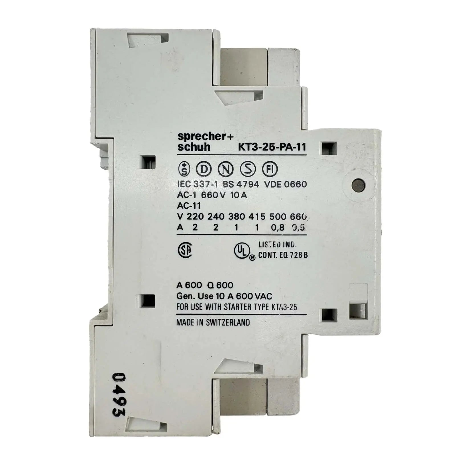 Sprecher-Schuh-KTA-3-25-4A-And-KT3-25-PA-11-C-Industrial-Electrical-Warehouse-Shop-Now
