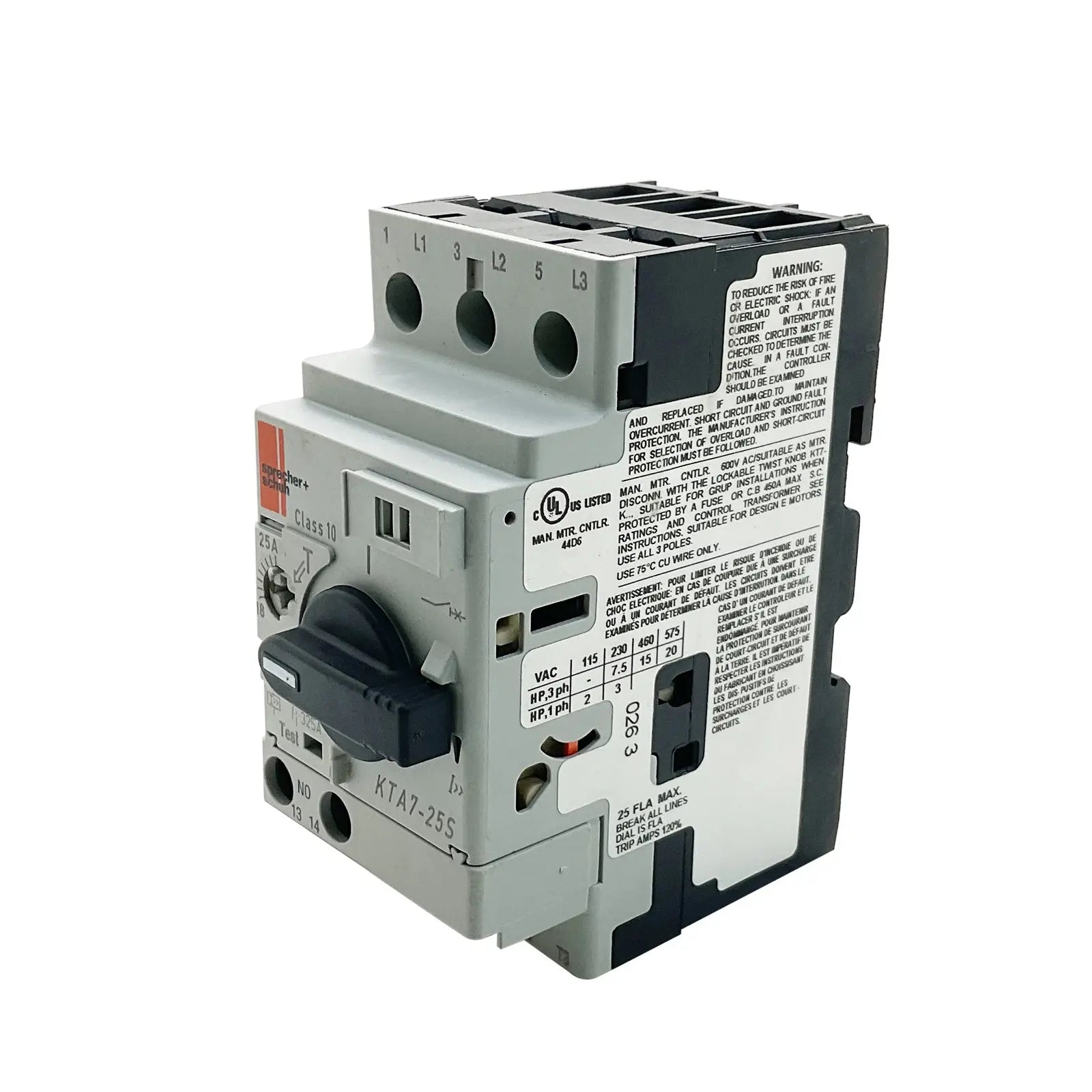 Sprecher-Schuh-KTA7-25S-25A-Industrial-Electrical-Warehouse-Shop-Now