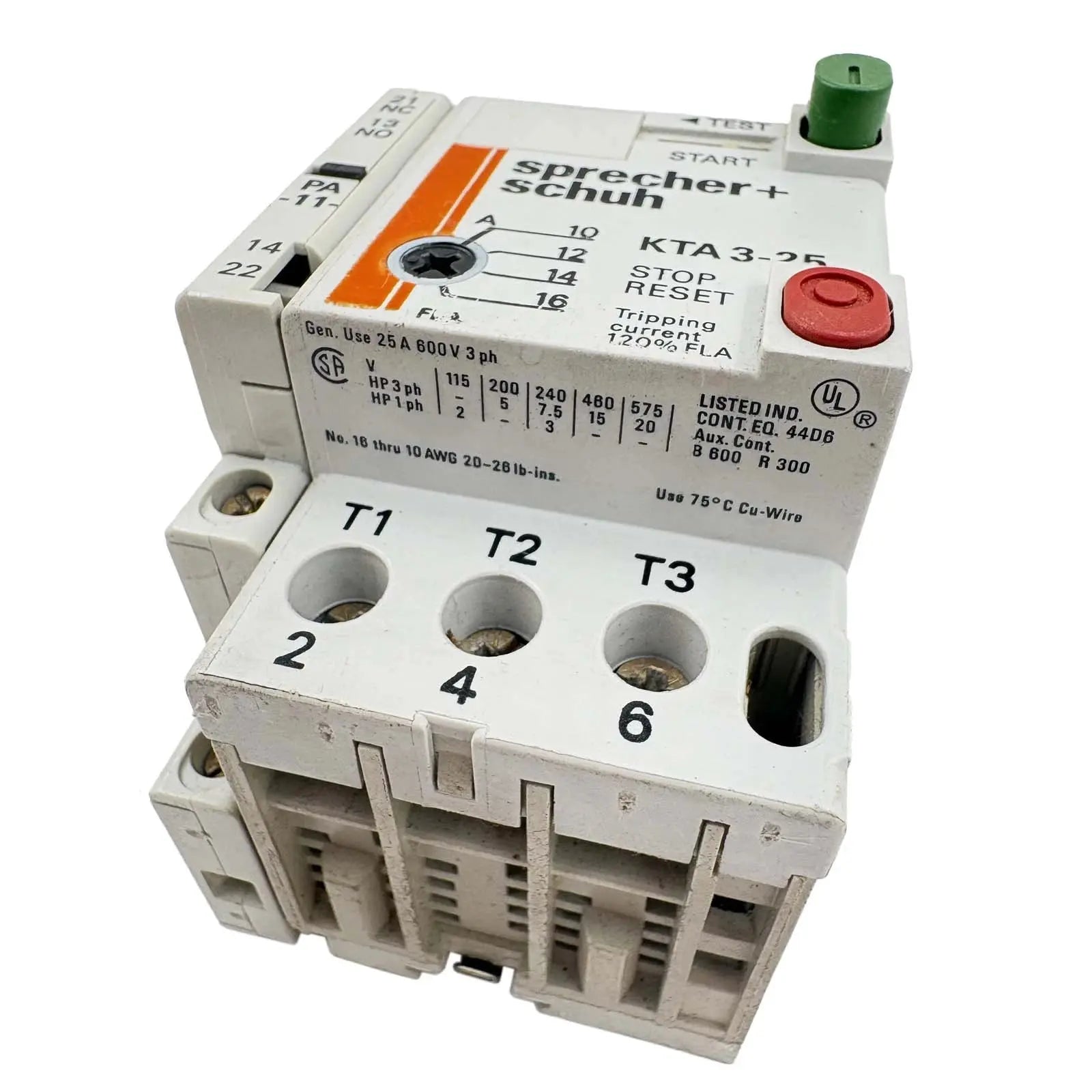 Sprecher-_-Schuh-KTA-3-25-16A-And-KT3-25-PA-11-A-Industrial-Electrical-Warehouse-Shop-Now