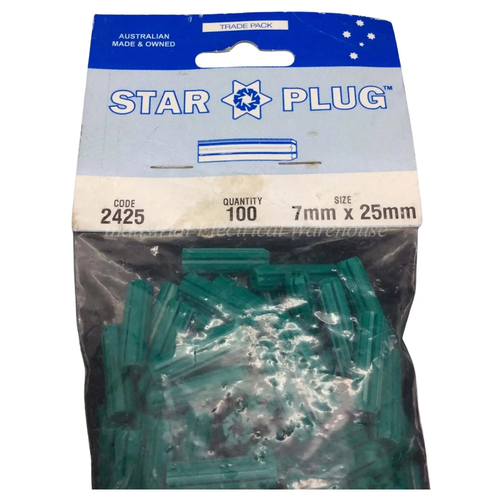 Star-Plug-Masonry-Screw-7mm-2-Industrial-Electrical-Warehouse-Shop-Now