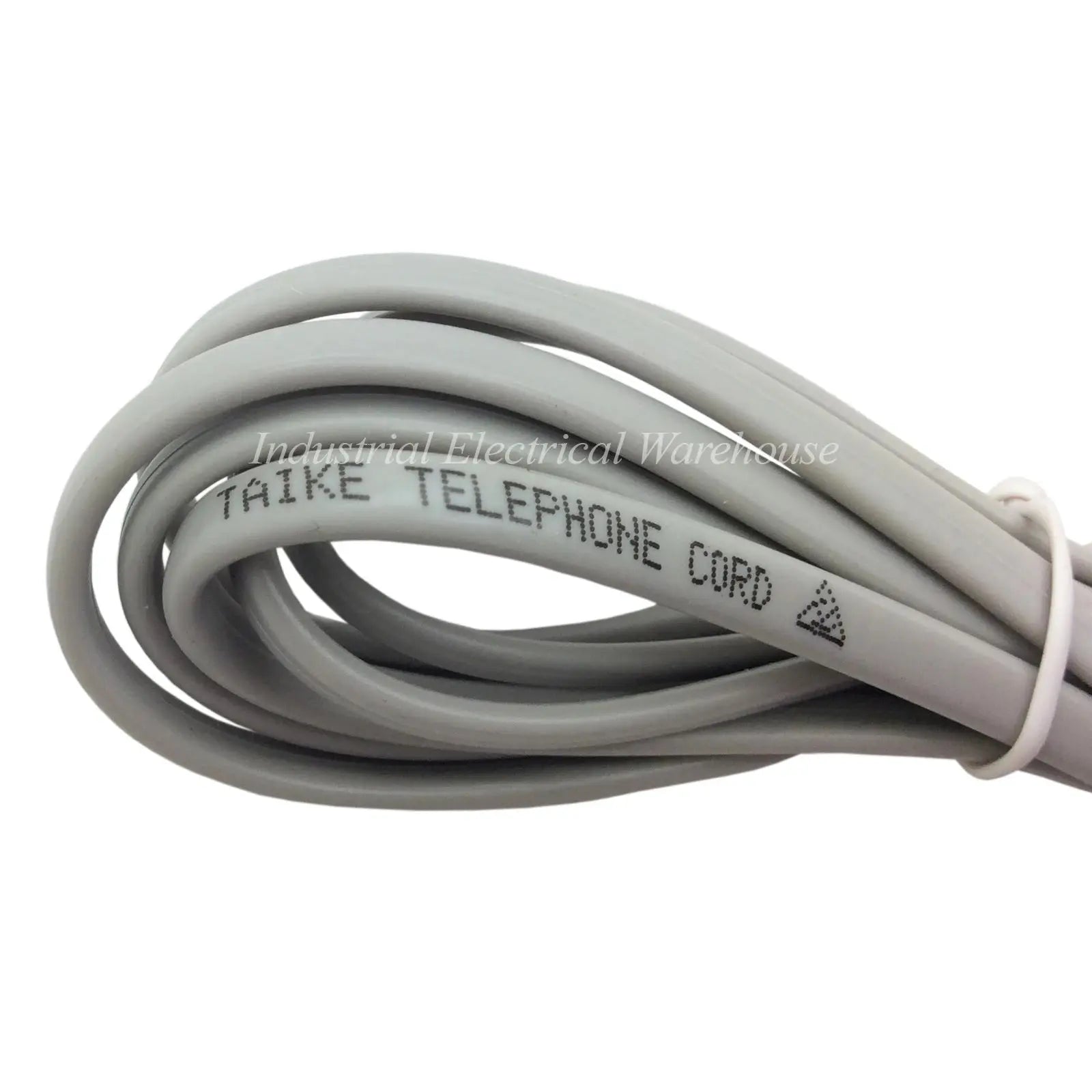Taike-Telephone-Cord-Gray-4-Industrial-Electrical-Warehouse-Shop-Now