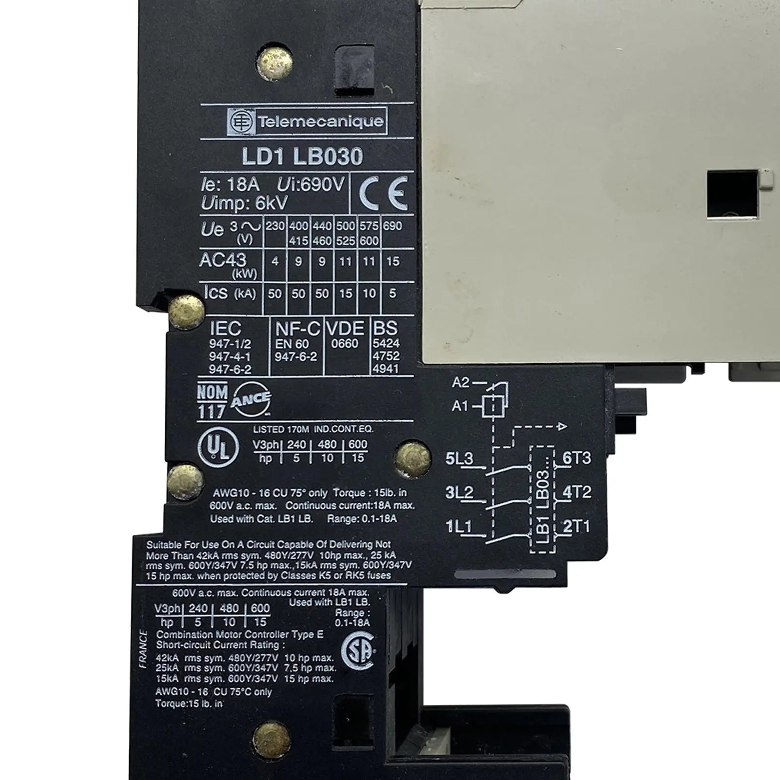 Telemecanique-LD1-LB030-D-Industrial-Electrical-Warehouse-Shop-Now